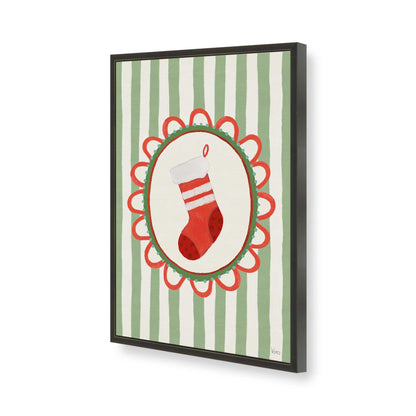 [Color:Satin Black], Picture of art in a Satin Black frame of the corner