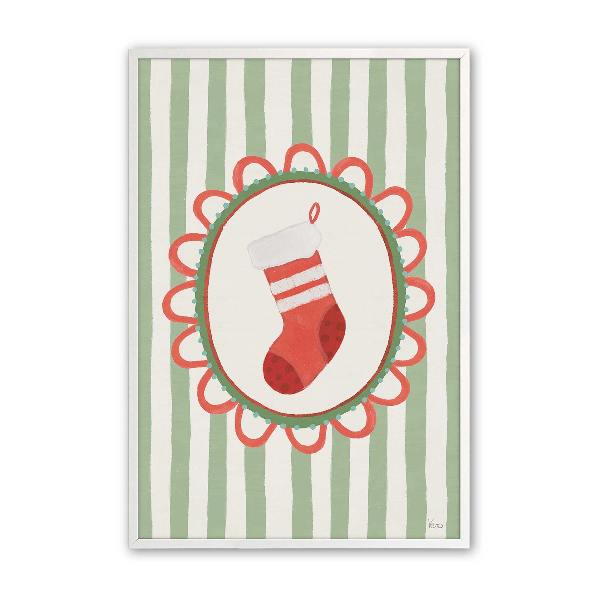 [Color:Opaque White], Picture of art in a Opaque White frame