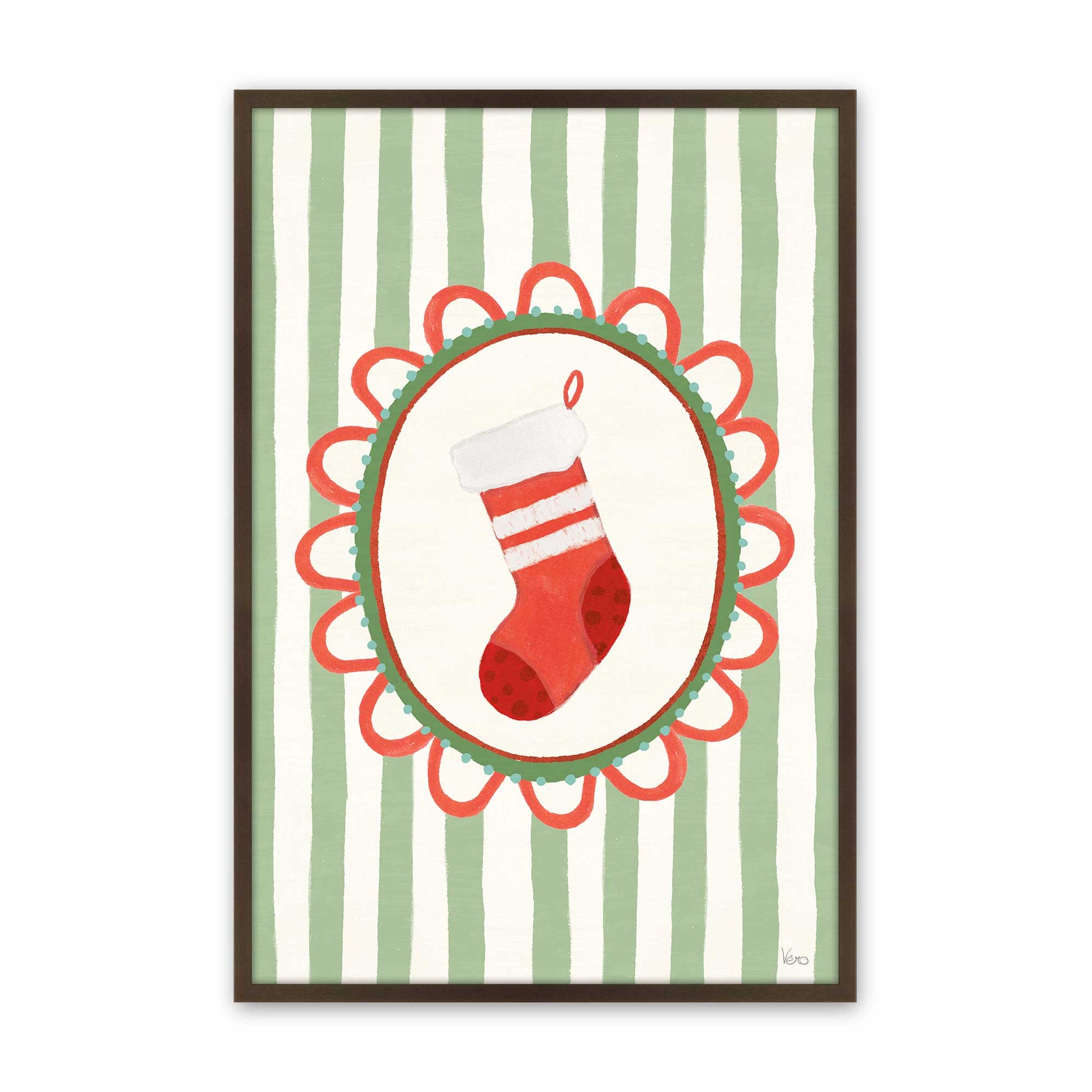 [Color:Belvinder Brown], Picture of art in a Belvinder Brown frame