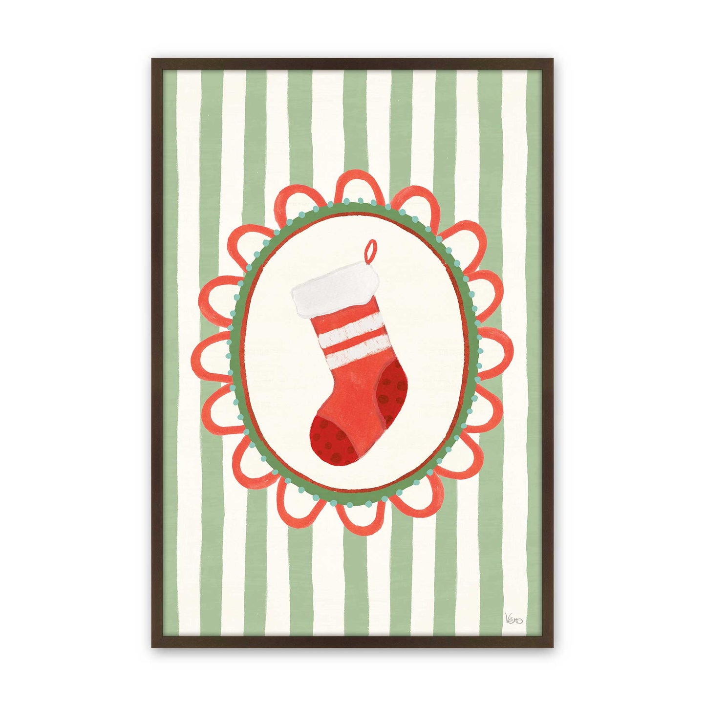 [Color:Belvinder Brown], Picture of art in a Belvinder Brown frame