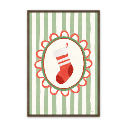 [Color:Walnut], Picture of art in a Walnut frame