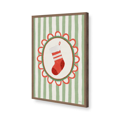 [Color:Walnut], Picture of art in a Walnut frame of the corner