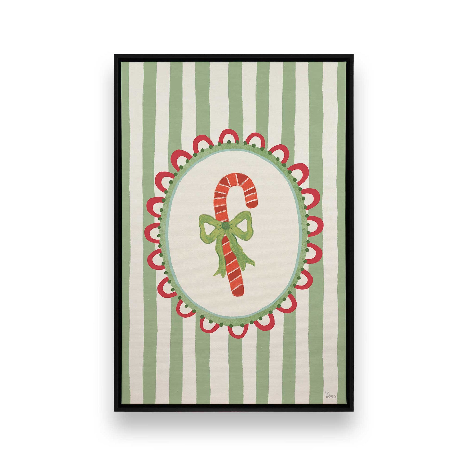 [Color:Satin Black], Picture of art in a Satin Black frame