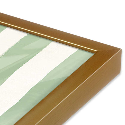 [Color:Polished Gold], Picture of art in a Polished Gold frame at an angle