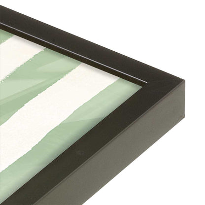 [Color:Satin Black], Picture of art in a Satin Black frame at an angle