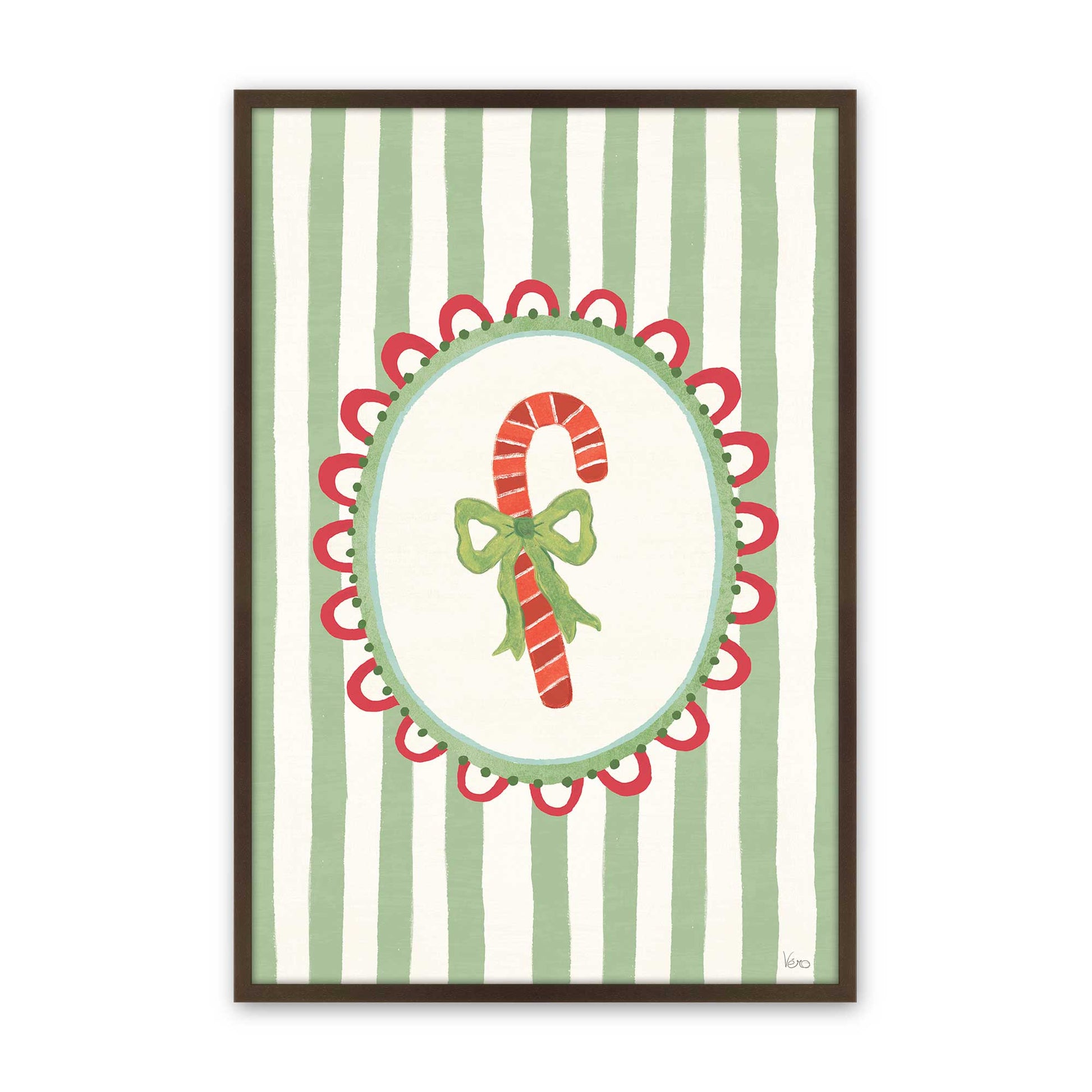 [Color:Belvinder Brown], Picture of art in a Belvinder Brown frame