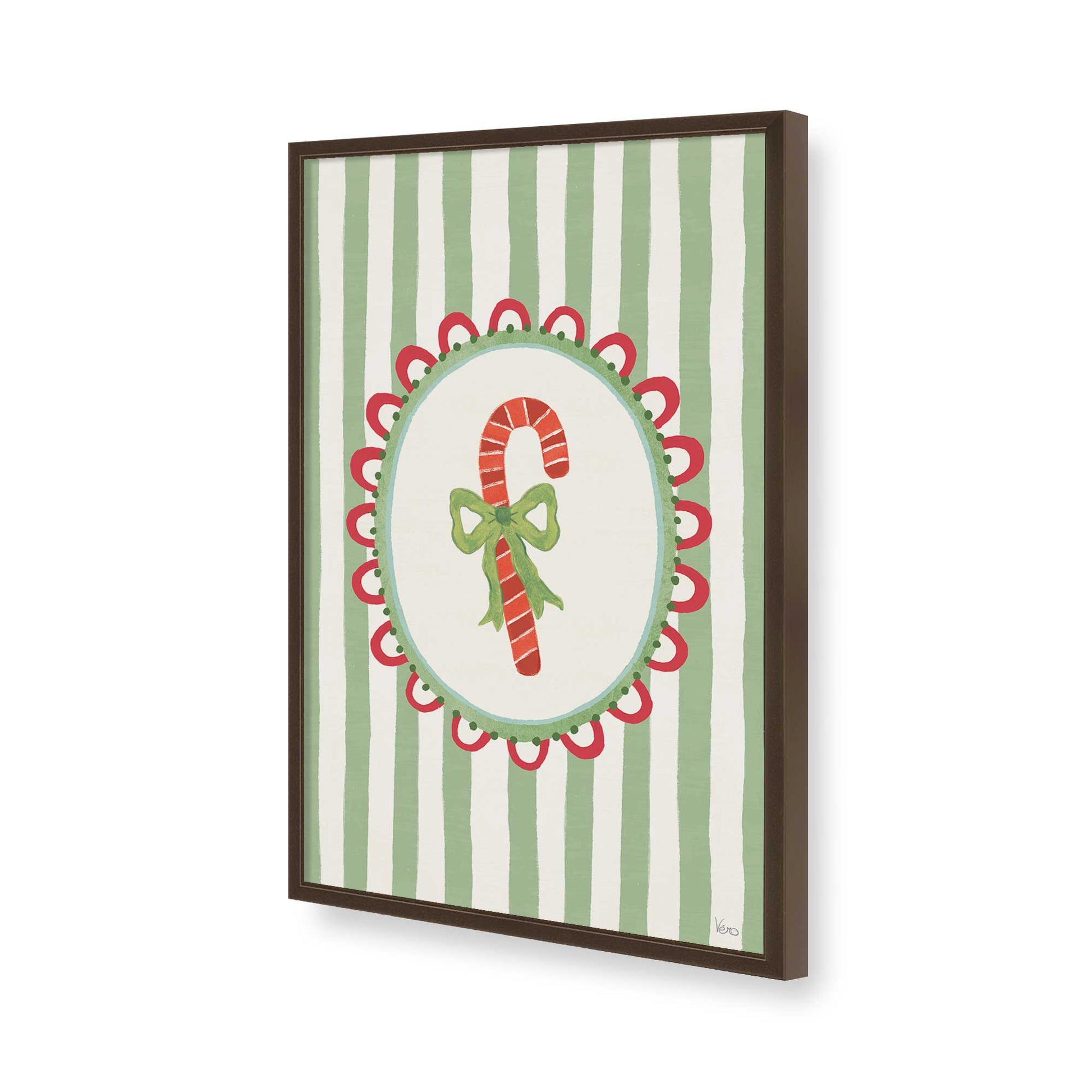 [Color:Belvinder Brown], Picture of art in a Belvinder Brown frame of the corner