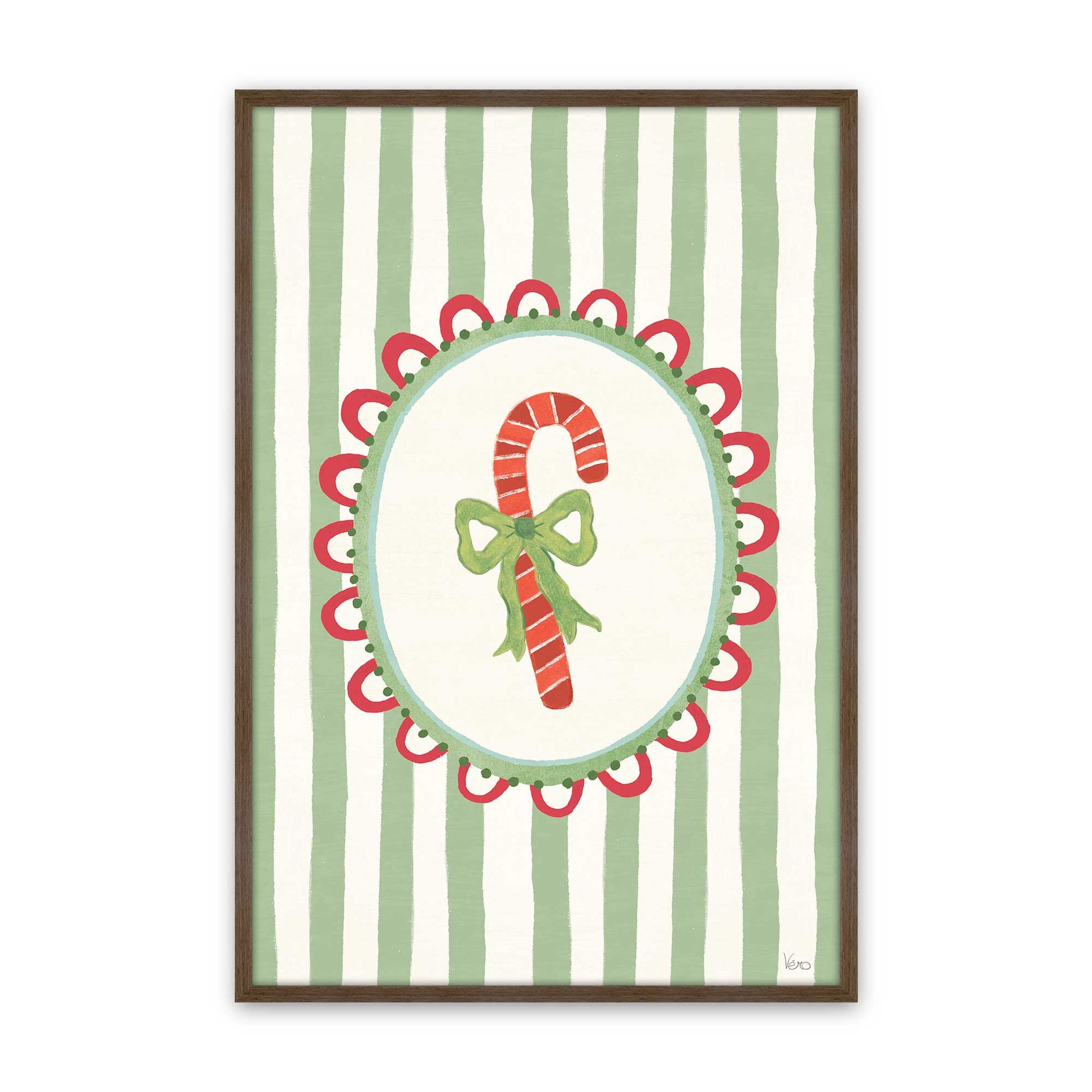 [Color:Walnut], Picture of art in a Walnut frame