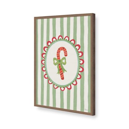 [Color:Walnut], Picture of art in a Walnut frame of the corner