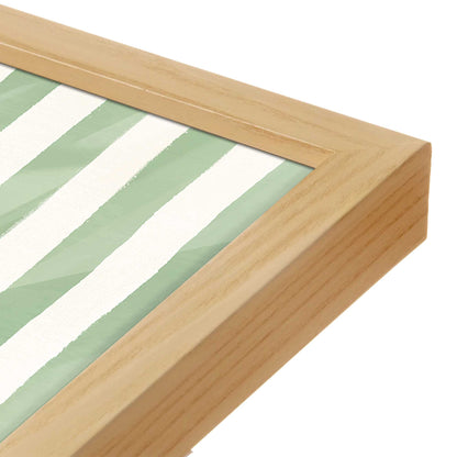 [Color:American Maple], Picture of art in a American Maple frame at an angle