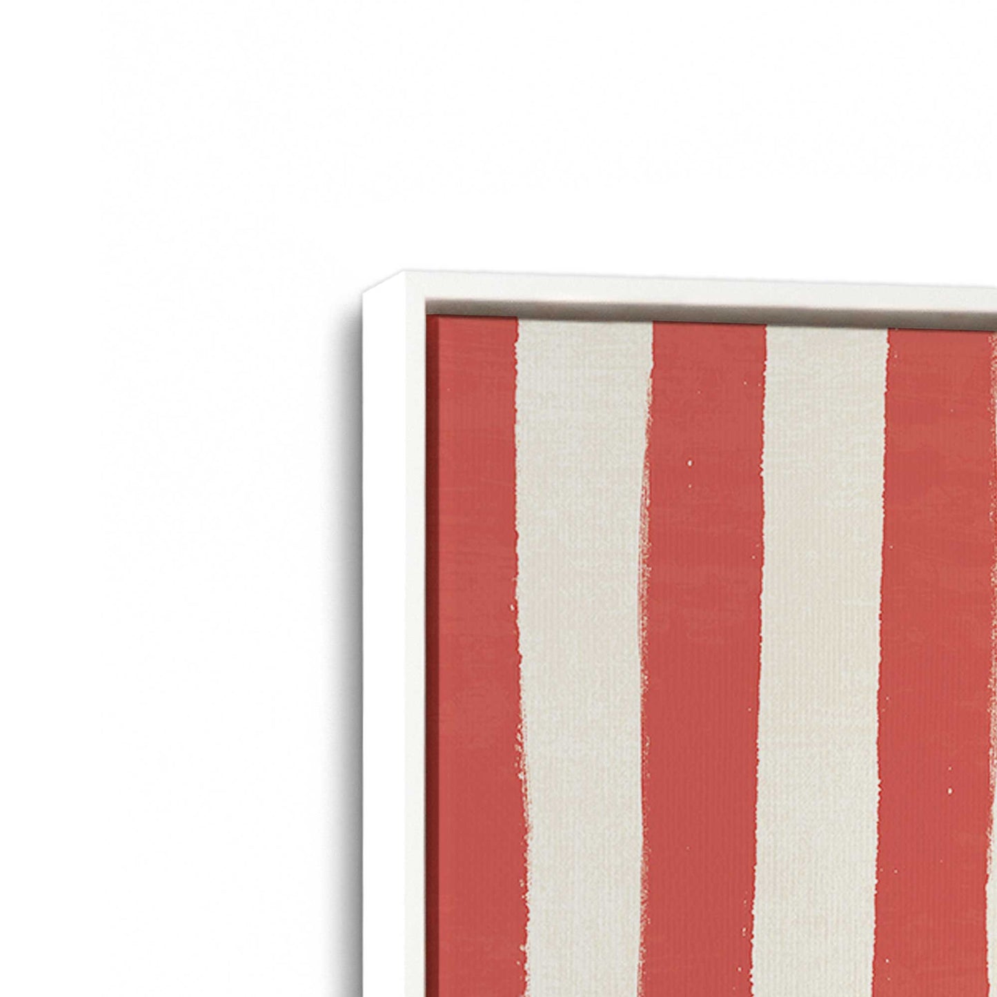 [Color:Opaque White], Picture of art in a White frame at an angle