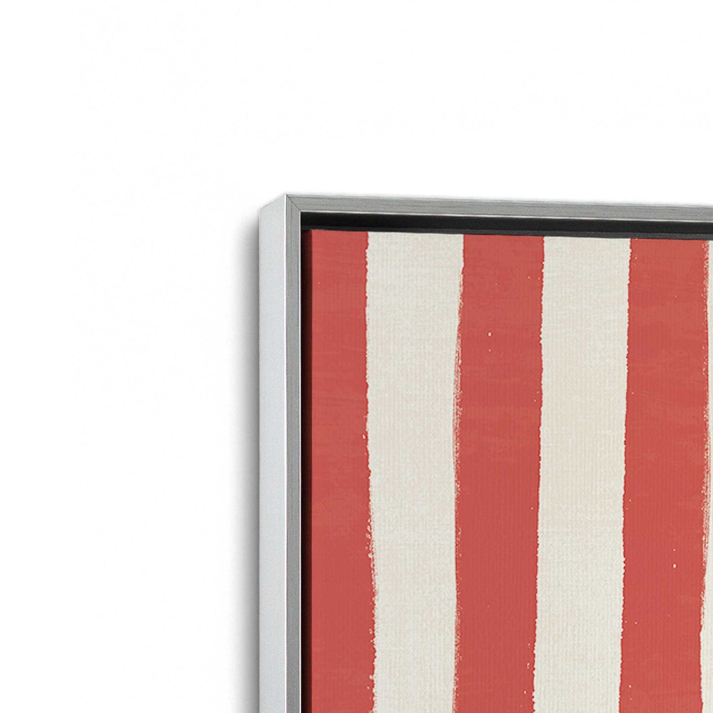 [Color:Polished Chrome], Picture of art in a Polished Chrome frame at an angle