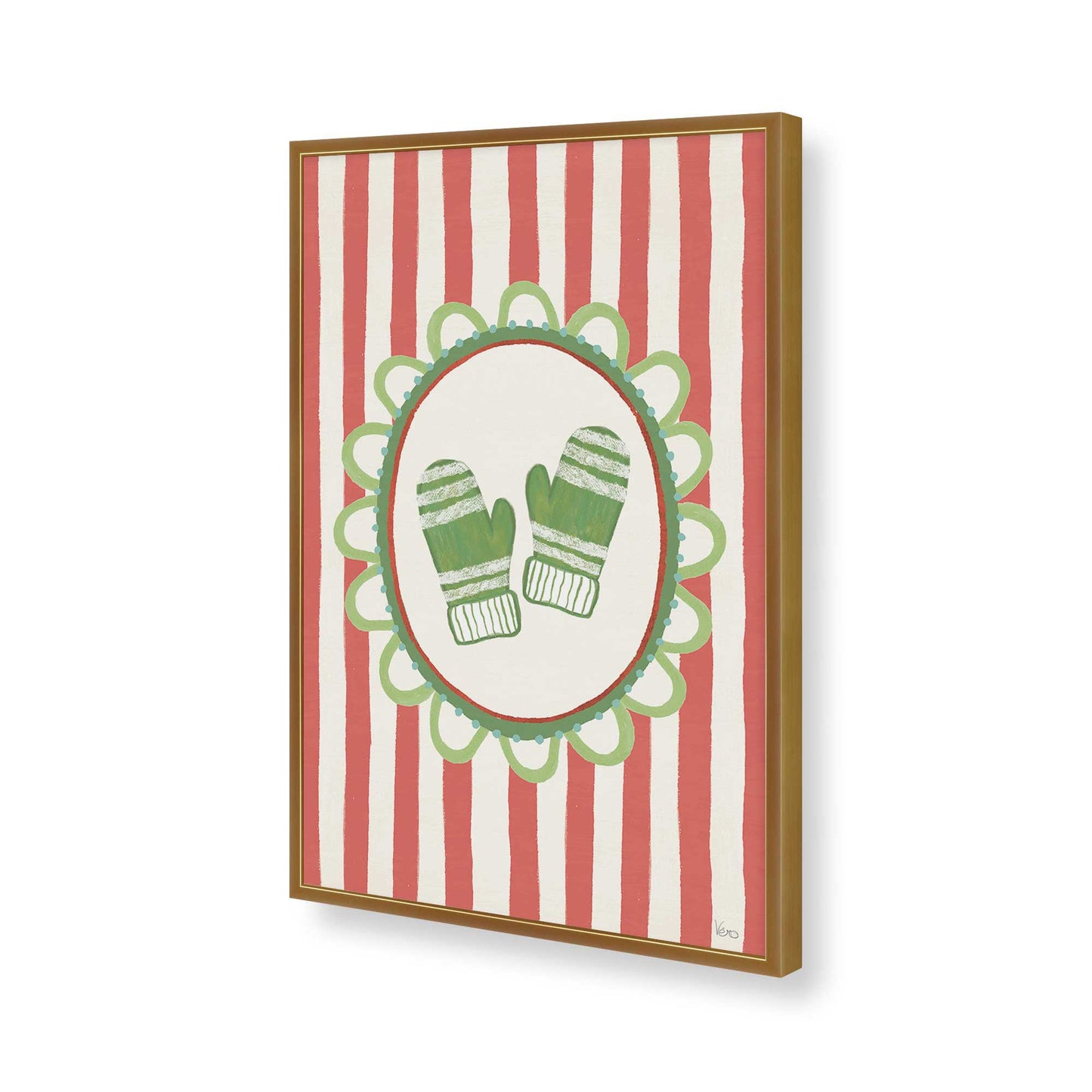 [Color:Polished Gold], Picture of art in a Polished Gold frame of the corner