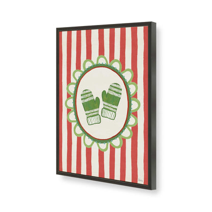 [Color:Satin Black], Picture of art in a Satin Black frame of the corner