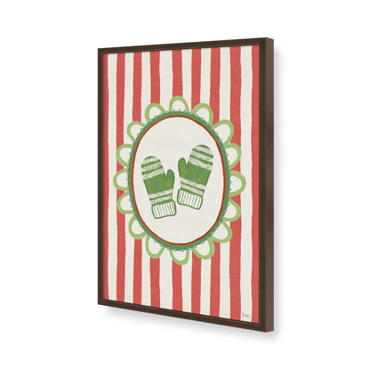 [Color:Brown], Picture of art in a Brown frame of the corner