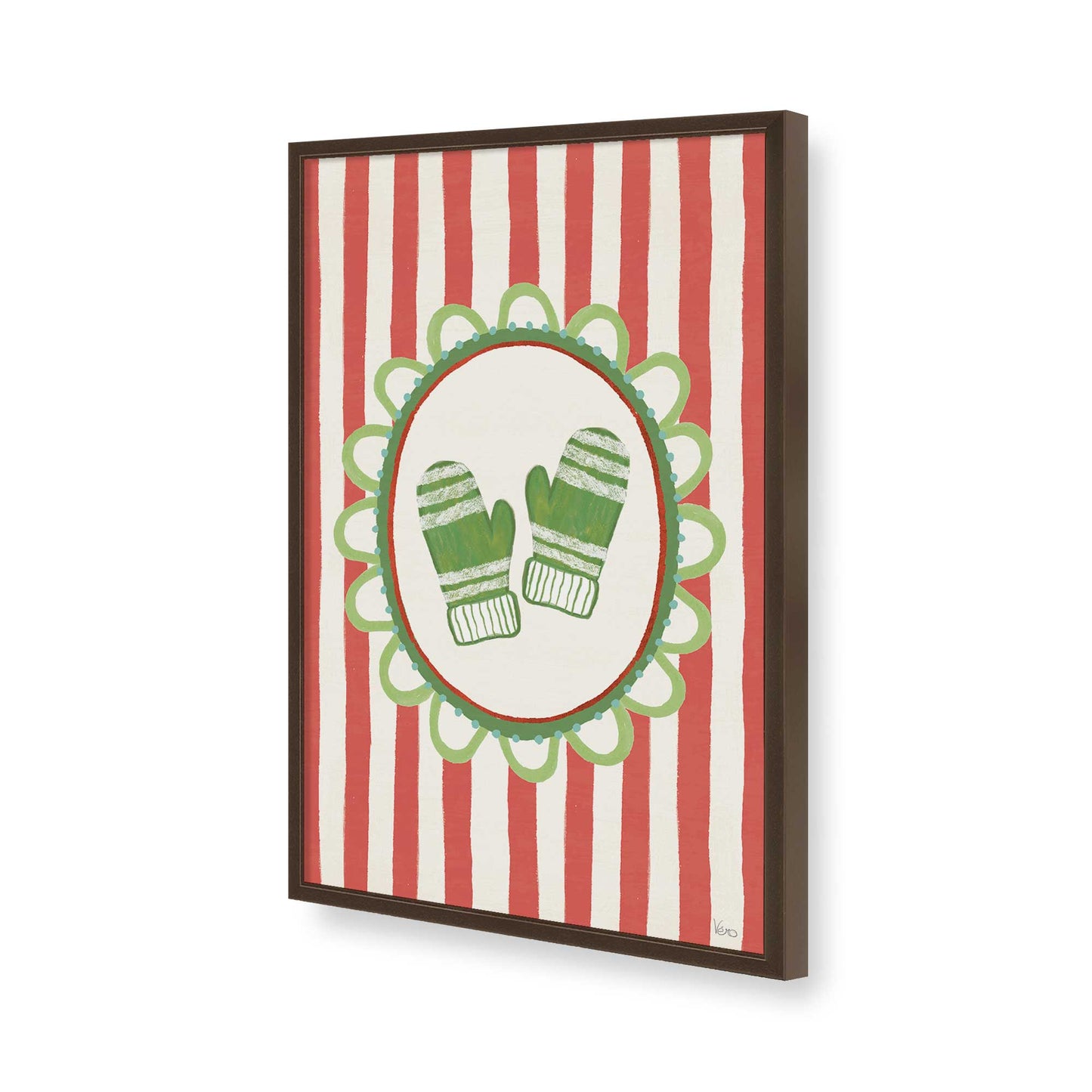 [Color:Belvinder Brown], Picture of art in a Belvinder Brown frame of the corner