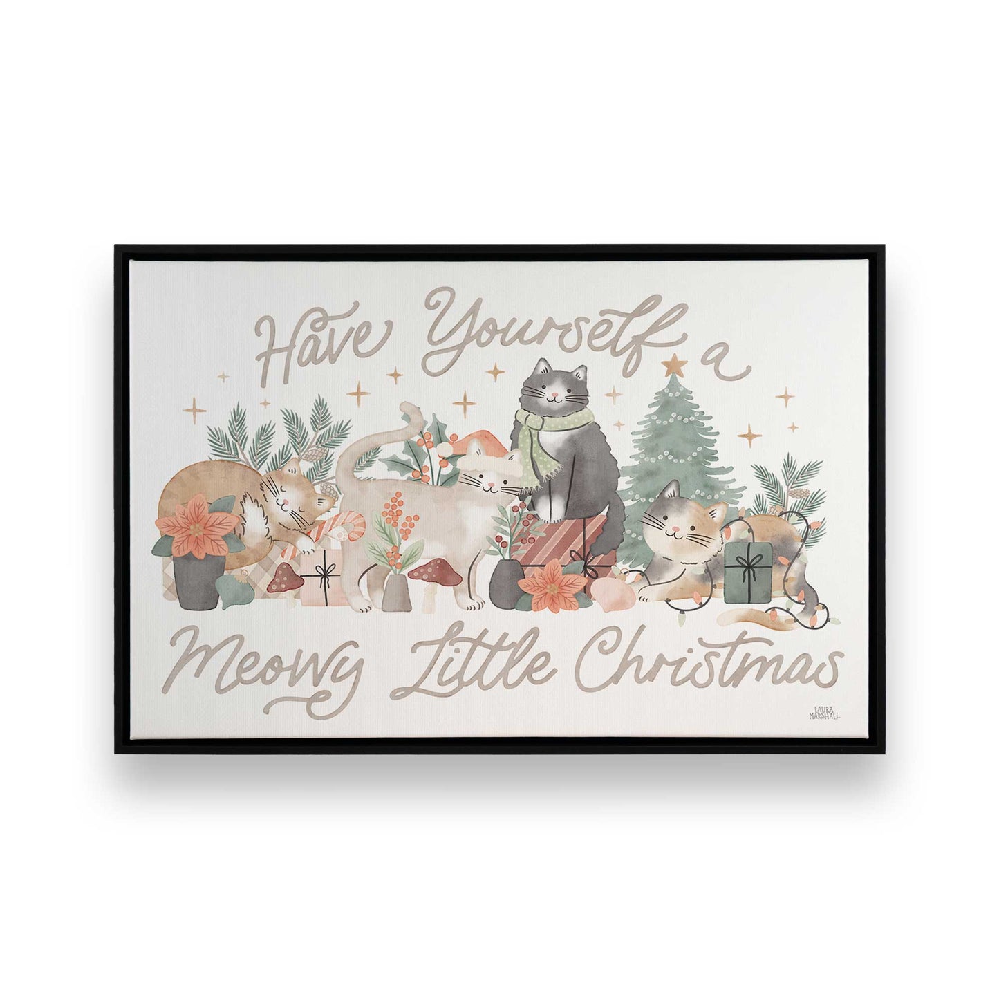 [Color:Satin Black], Picture of art in a Satin Black frame