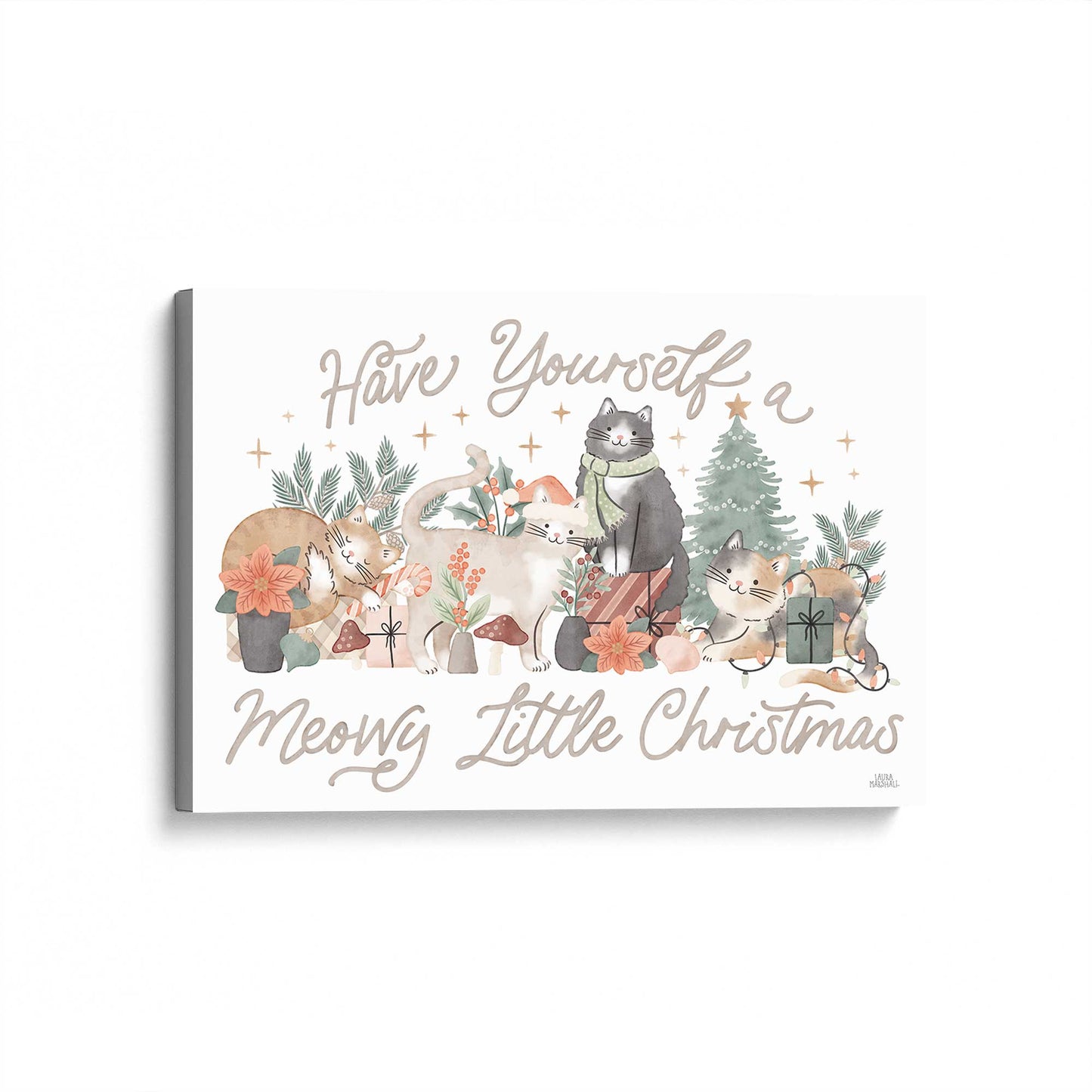 [Color:Stretched Canvas], Picture of art at an angle