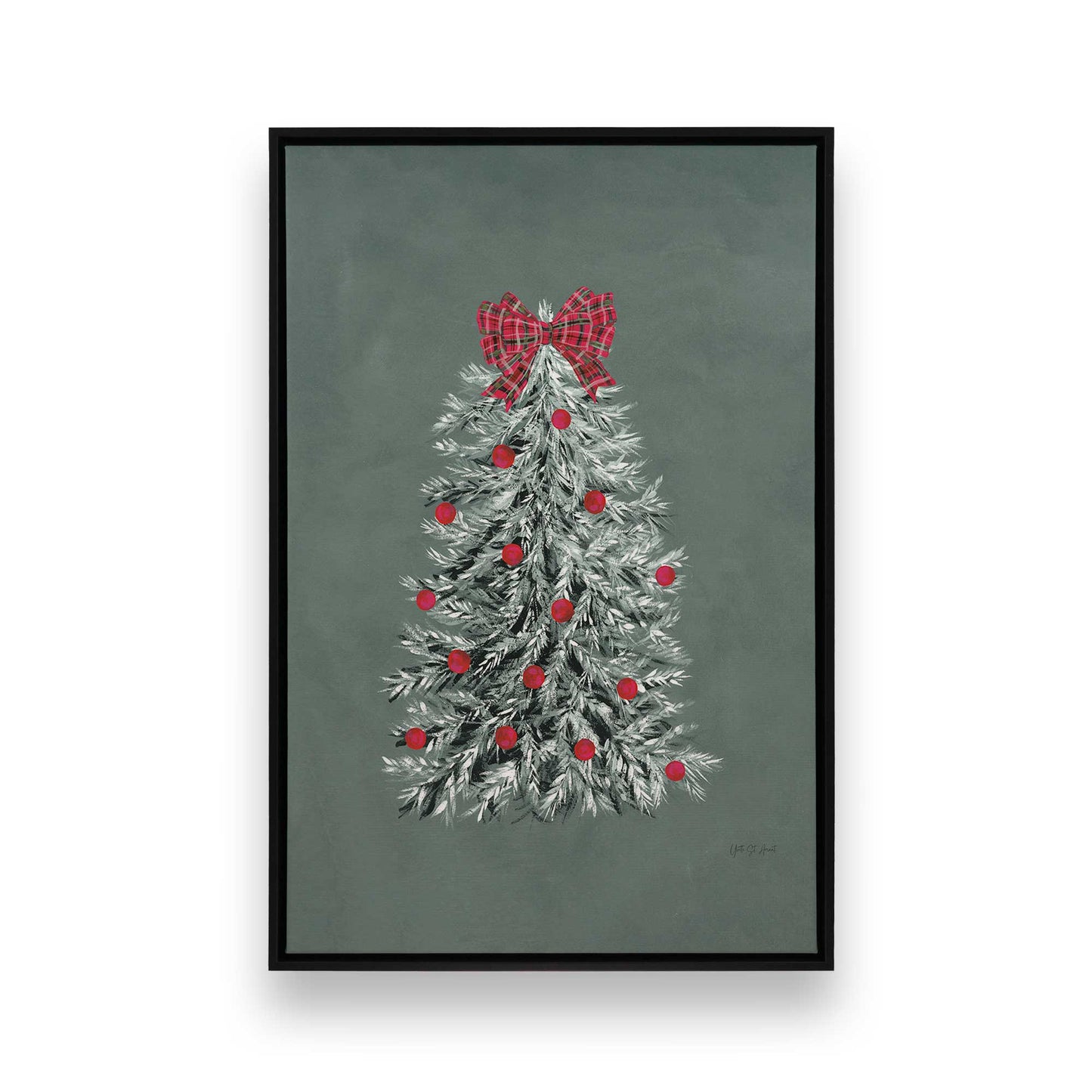 [Color:Satin Black], Picture of art in a Satin Black frame