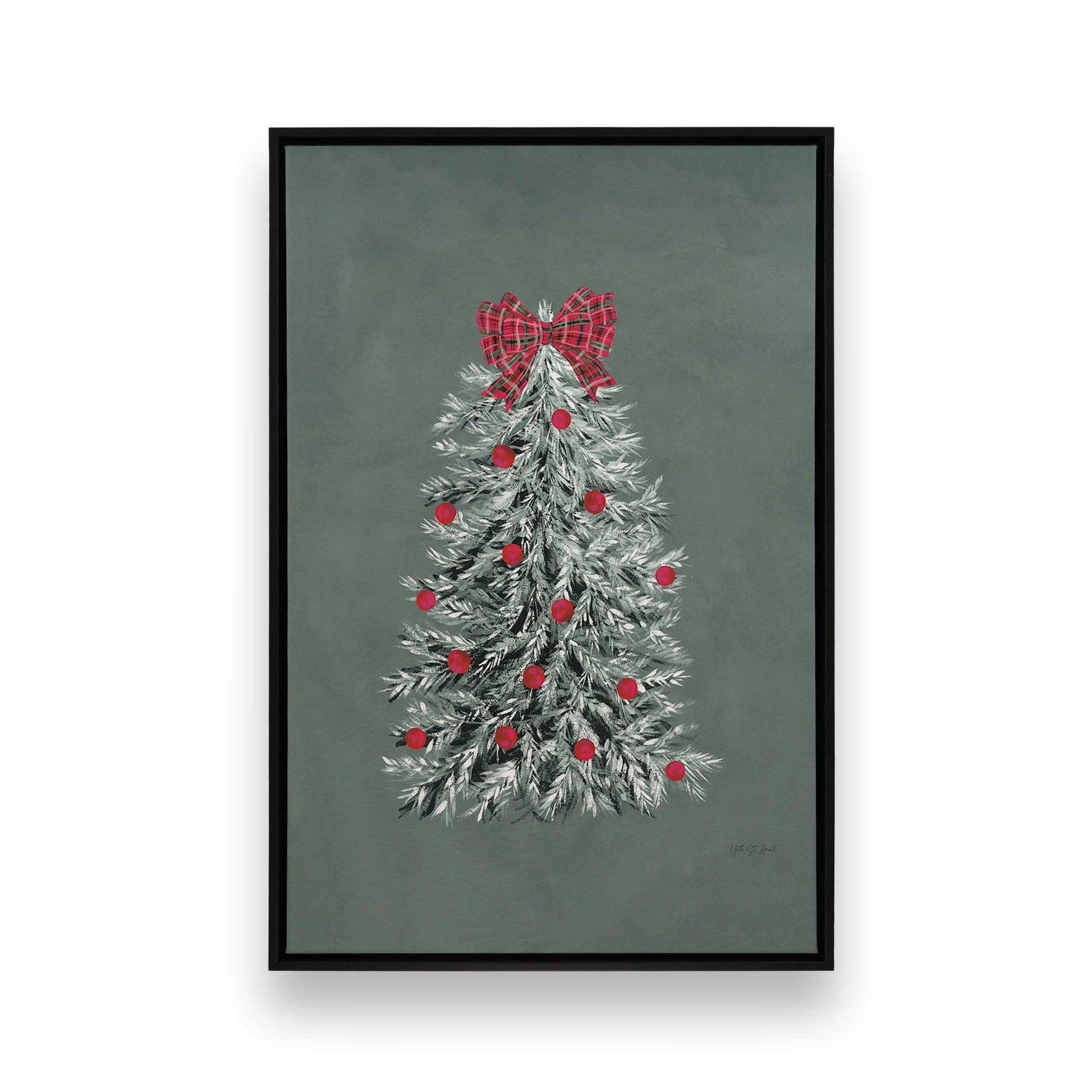 [Color:Satin Black], Picture of art in a Satin Black frame