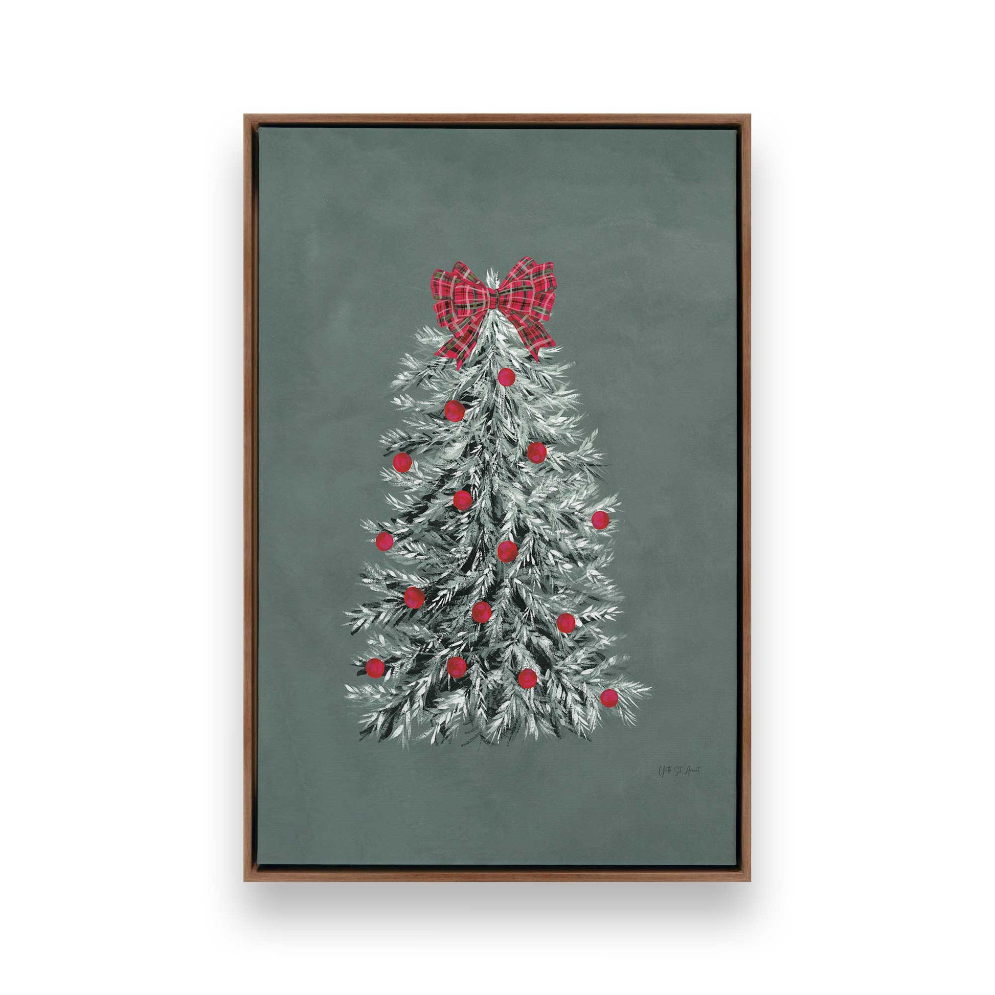 [Color:Walnut], Picture of art in a Walnut frame