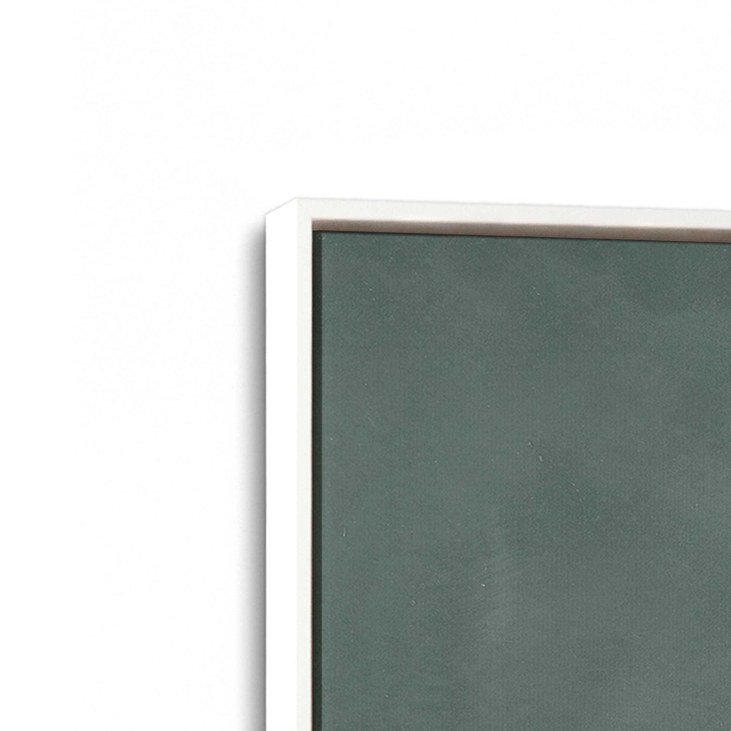 [Color:Opaque White], Picture of art in a White frame at an angle