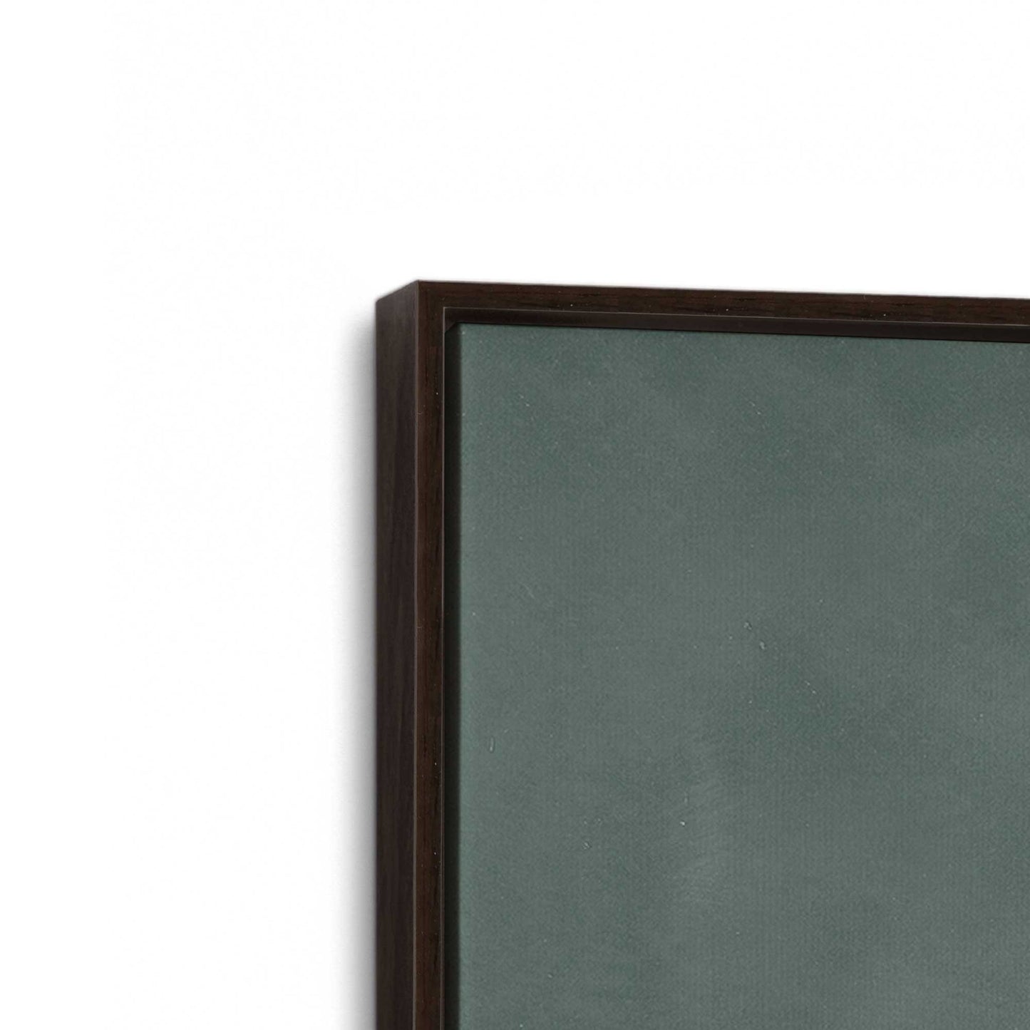 [Color:Espresso], Picture of art in a Espresso frame at an angle