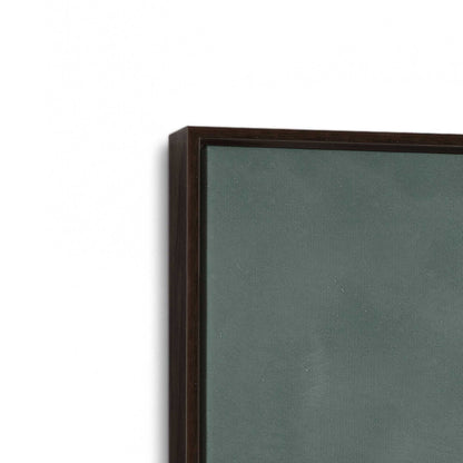 [Color:Espresso], Picture of art in a Espresso frame at an angle