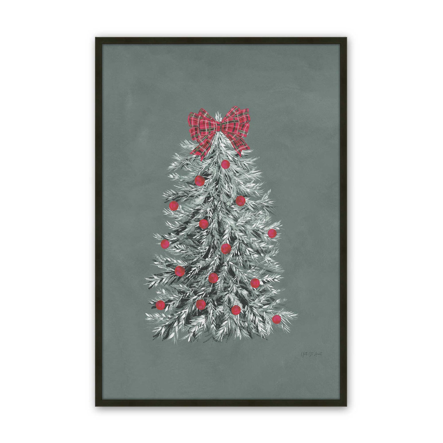 [Color:Satin Black], Picture of art in a Satin Black frame