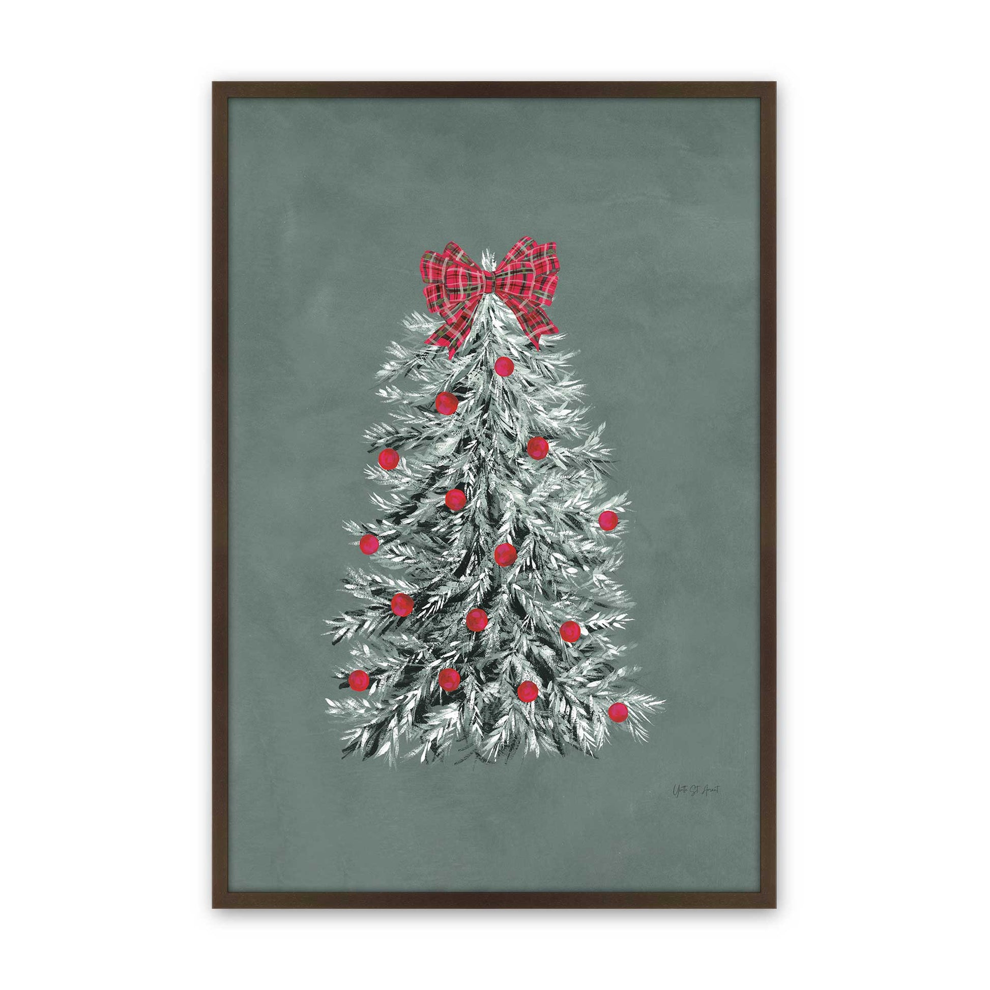 [Color:Belvinder Brown], Picture of art in a Belvinder Brown frame