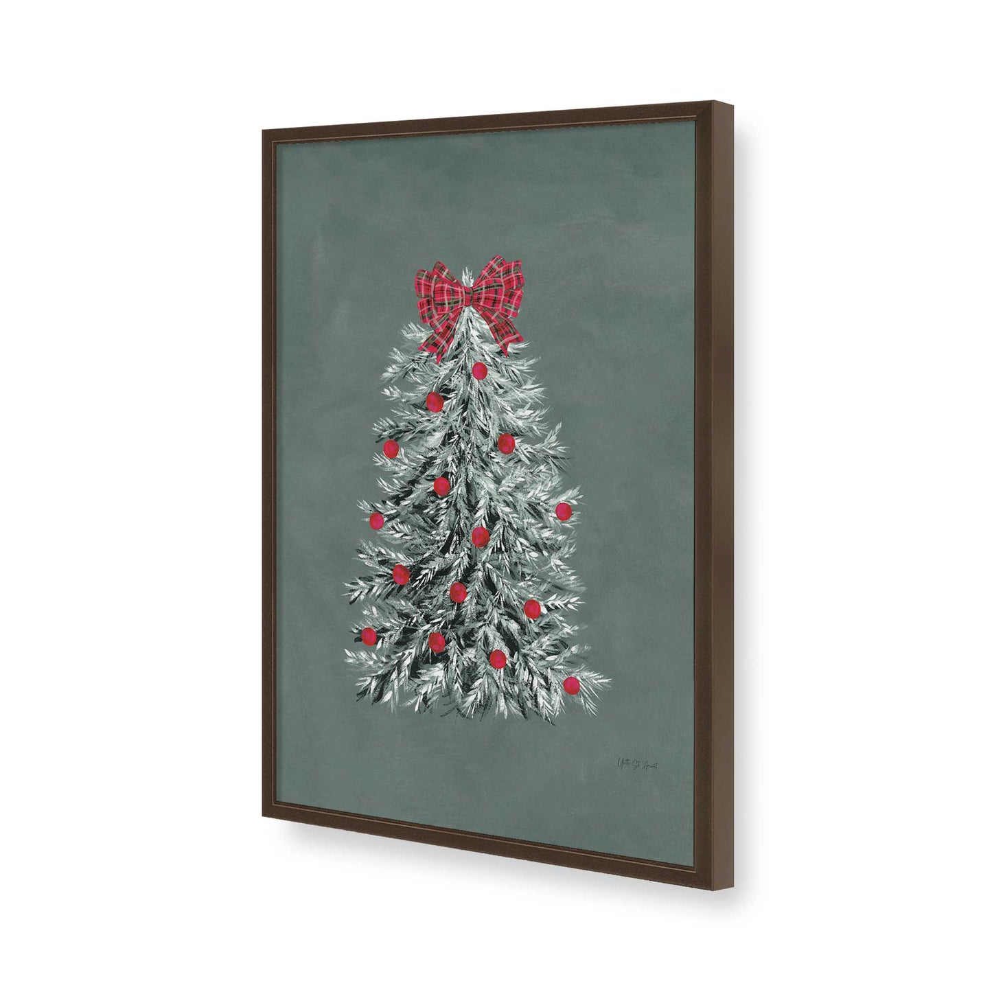 [Color:Belvinder Brown], Picture of art in a Belvinder Brown frame of the corner