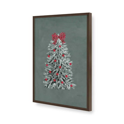 [Color:Brown], Picture of art in a Brown frame of the corner