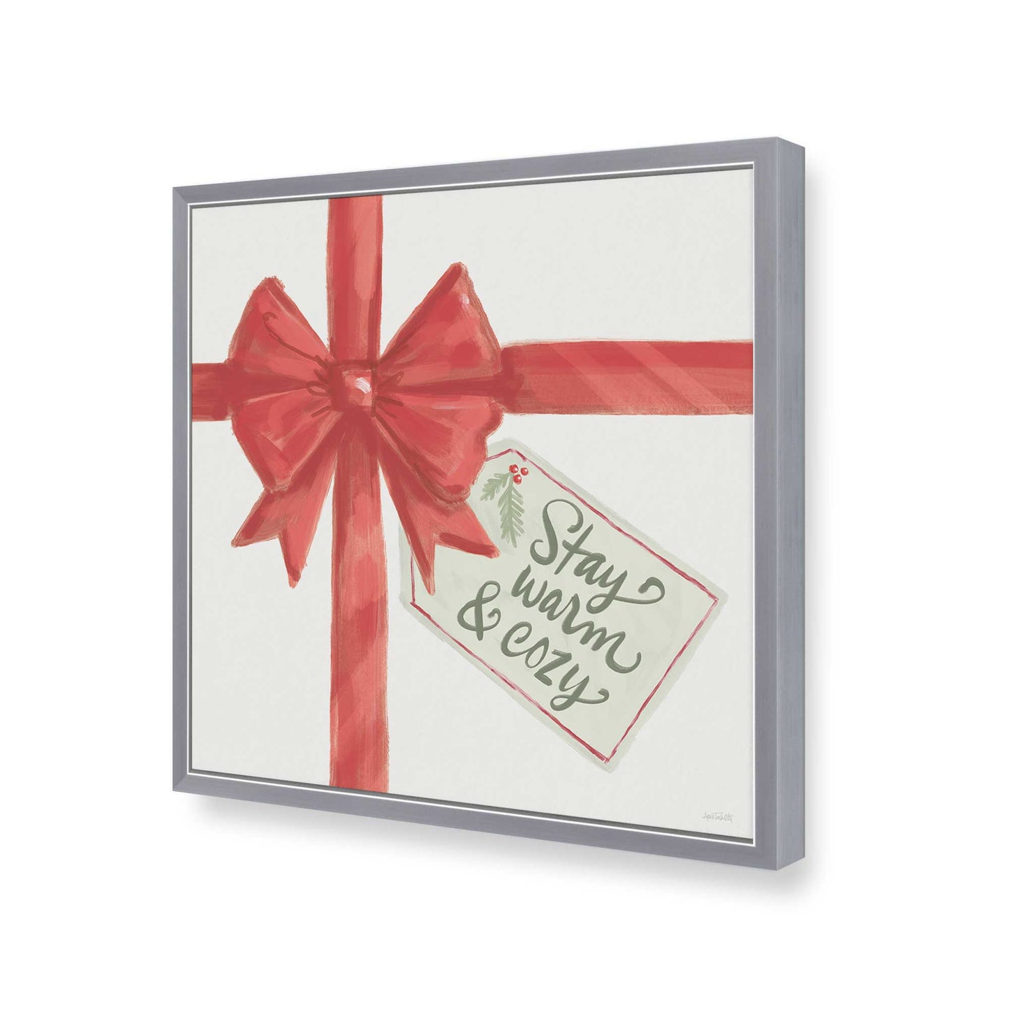 [Color:Polished Chrome], Picture of art in a Polished Chrome frame of the corner