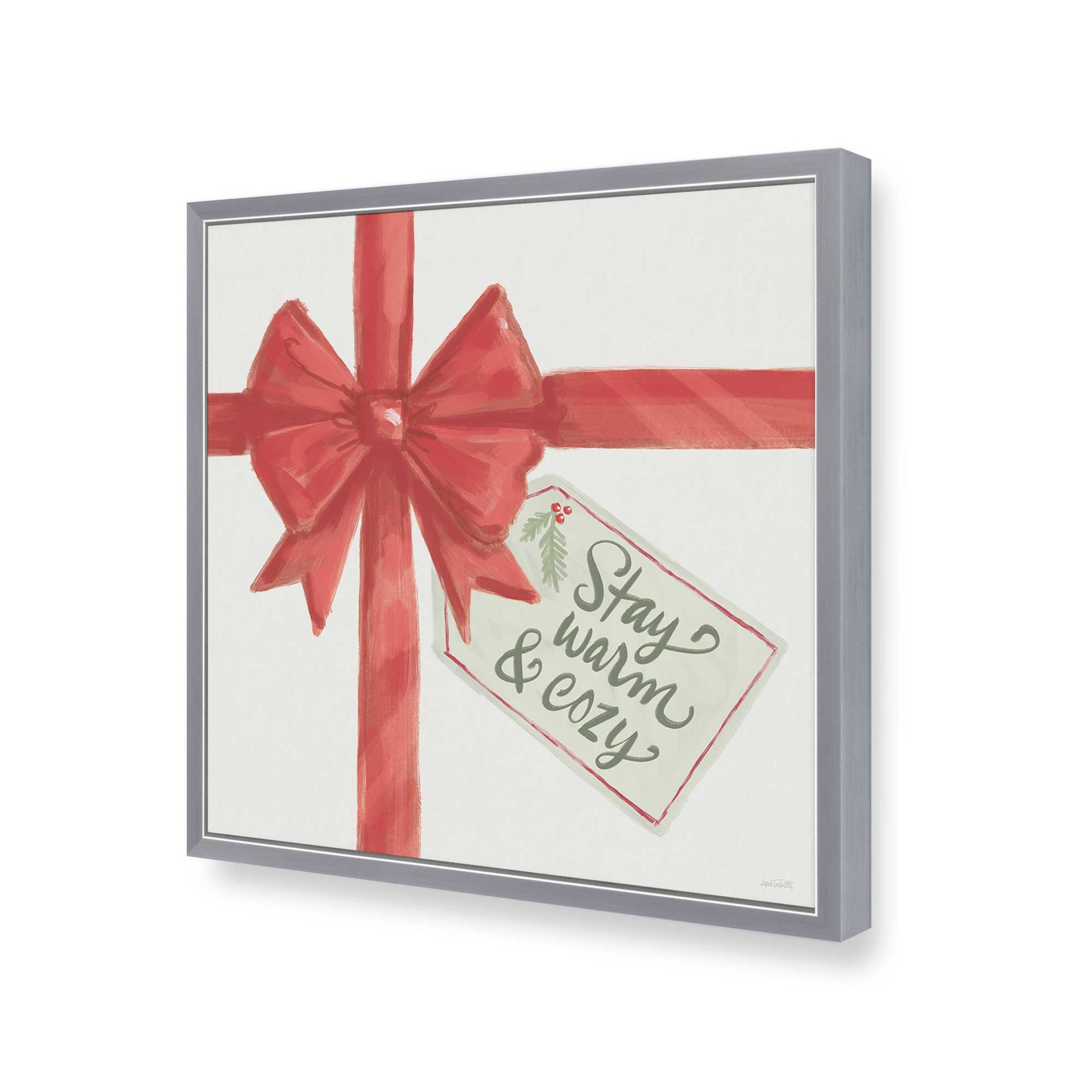 [Color:Polished Chrome], Picture of art in a Polished Chrome frame of the corner