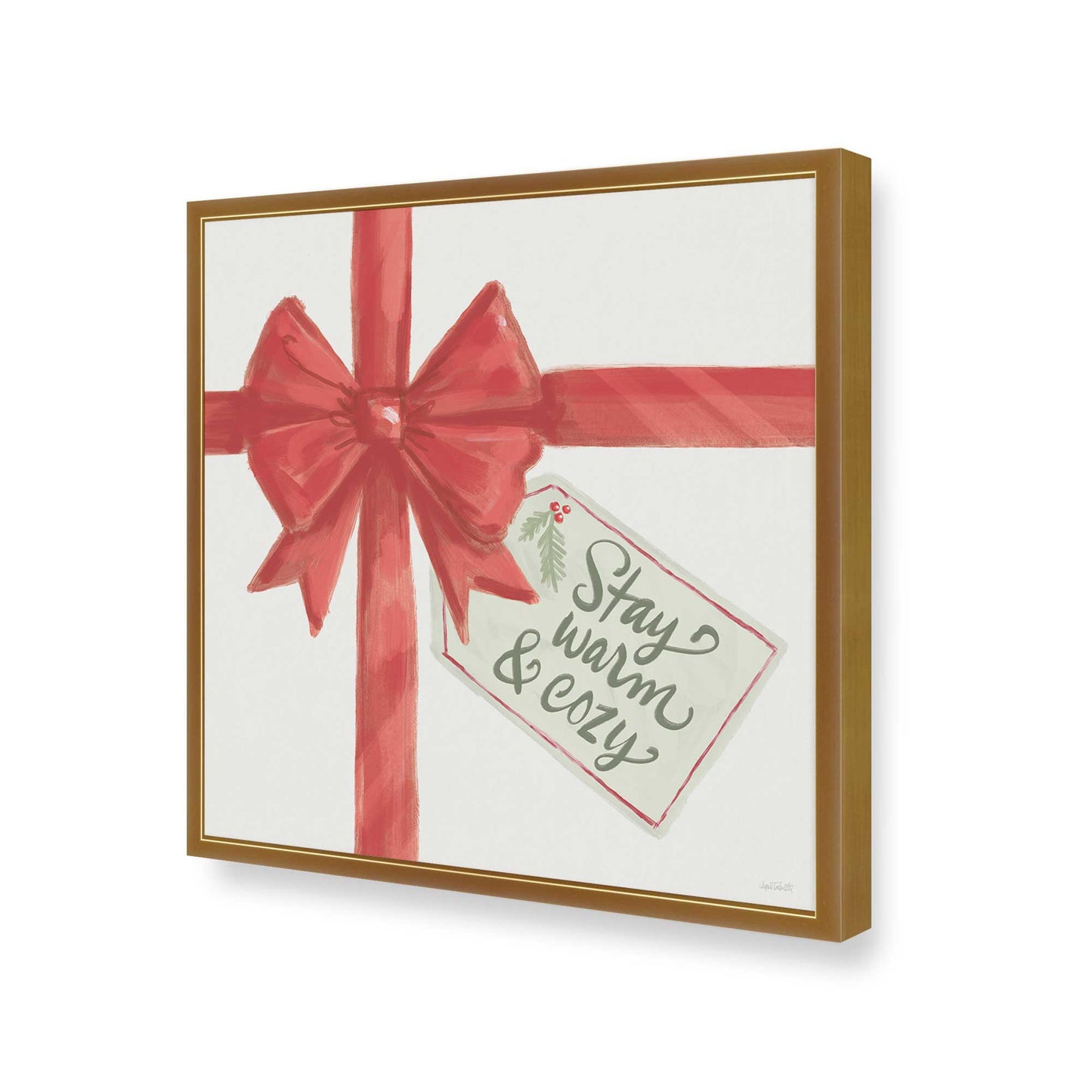 [Color:Polished Gold], Picture of art in a Polished Gold frame of the corner