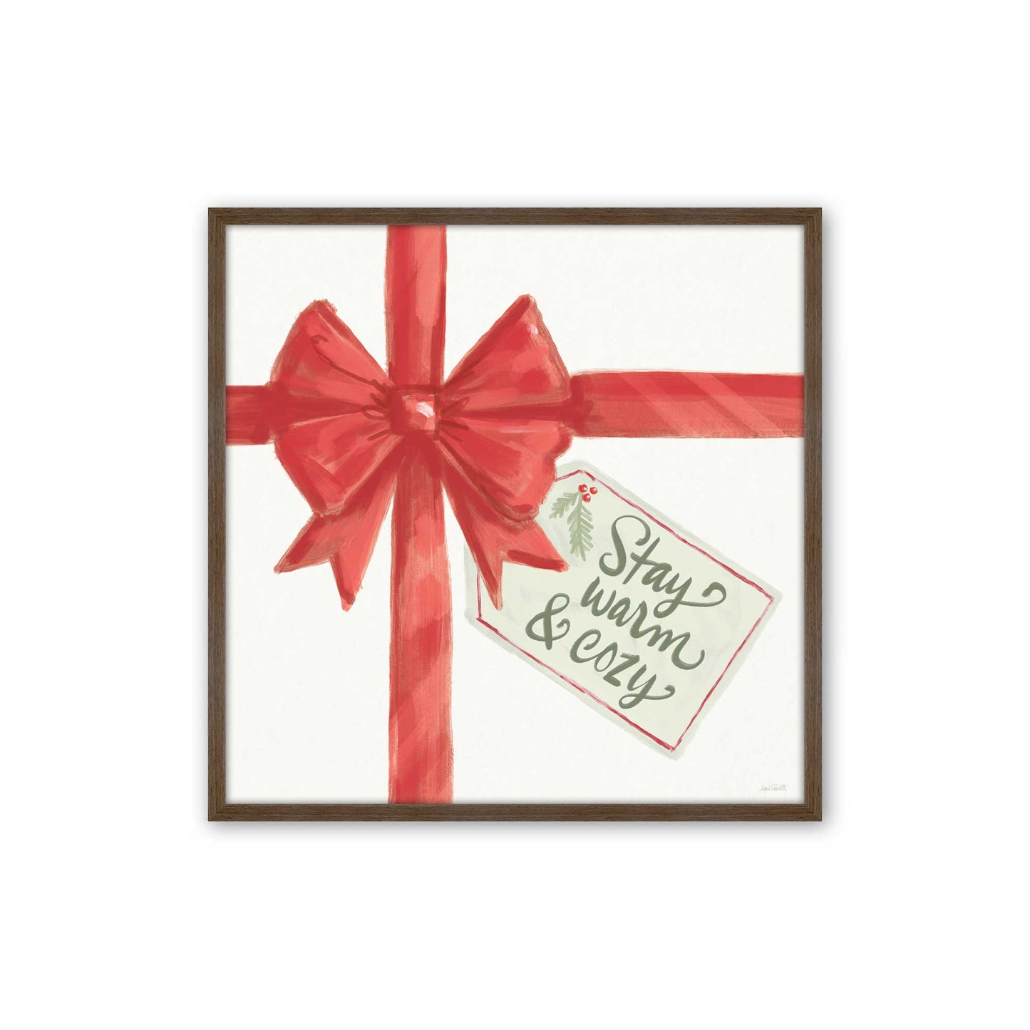 [Color:Walnut], Picture of art in a Walnut frame