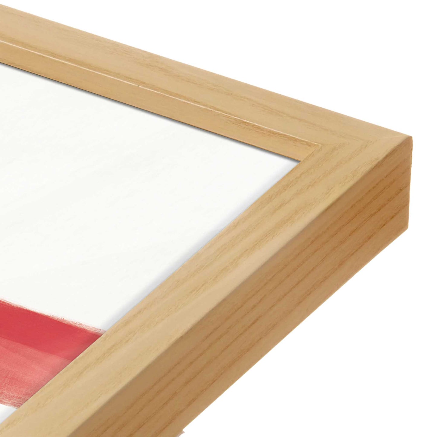 [Color:Espresso], Picture of art in a Espresso frame at an angle