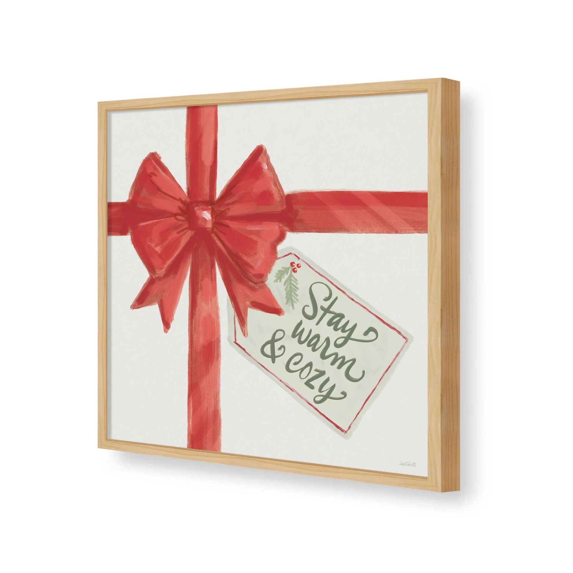 [Color:Espresso], Picture of art in a Espresso frame of the corner