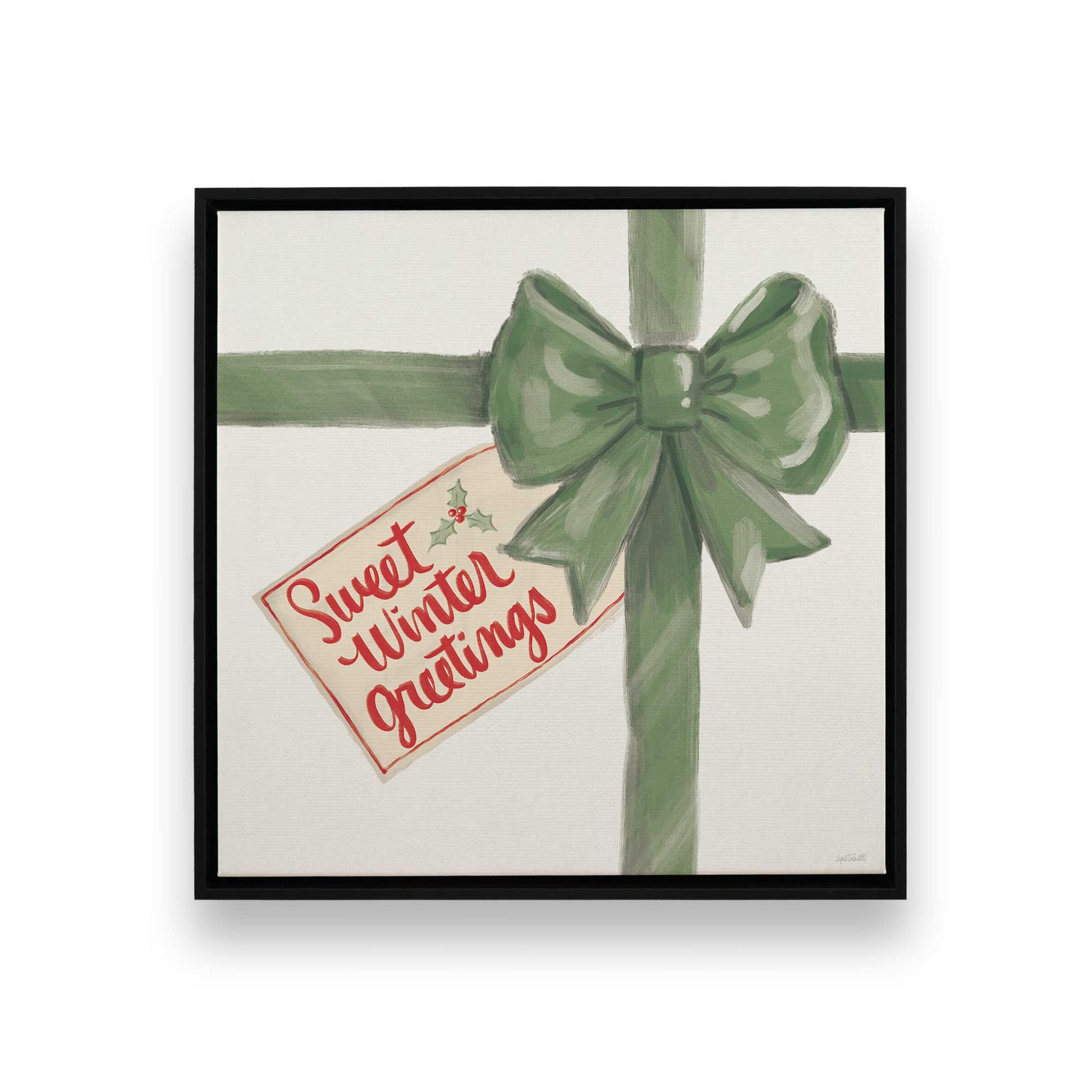 [Color:Satin Black], Picture of art in a Satin Black frame