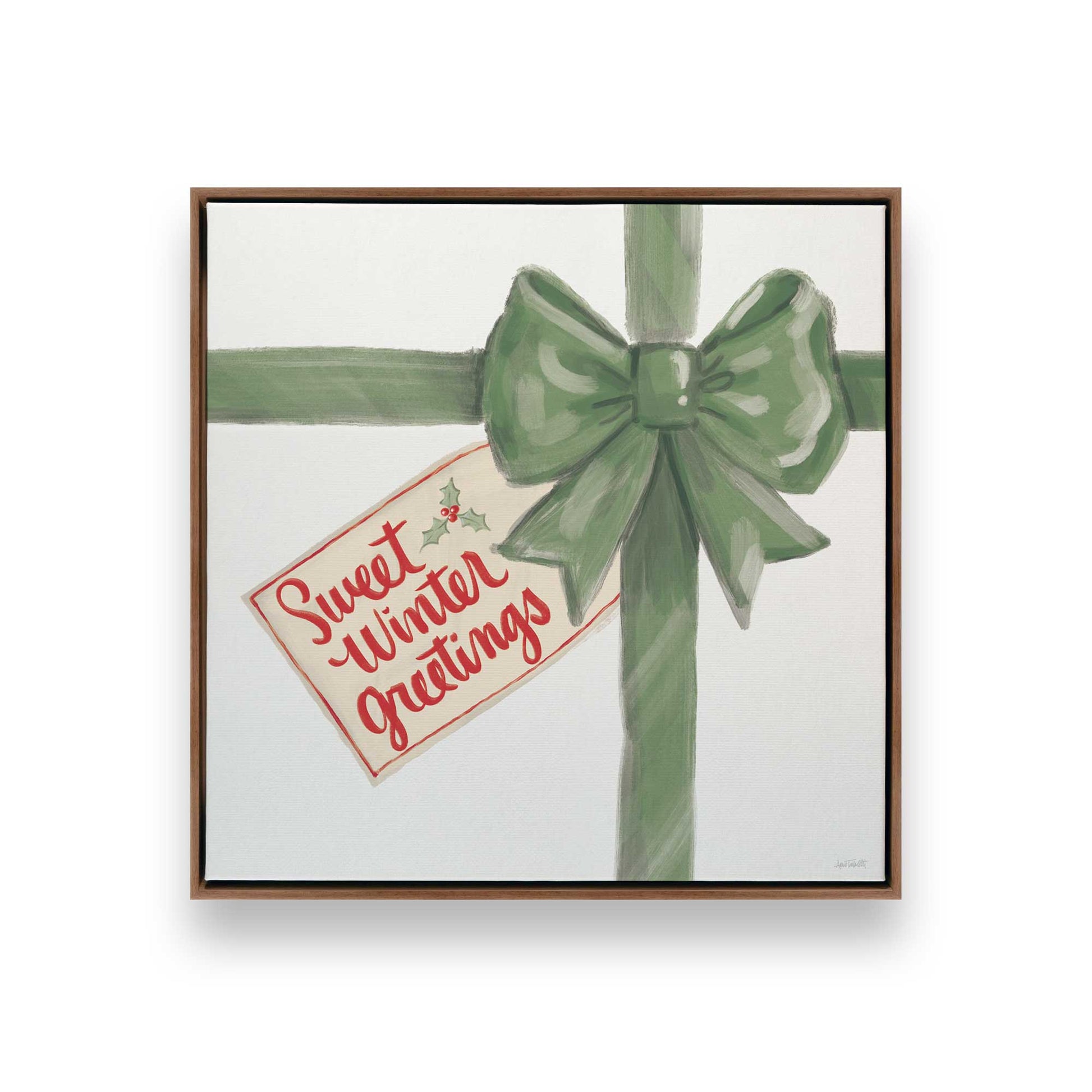 [Color:Walnut], Picture of art in a Walnut frame