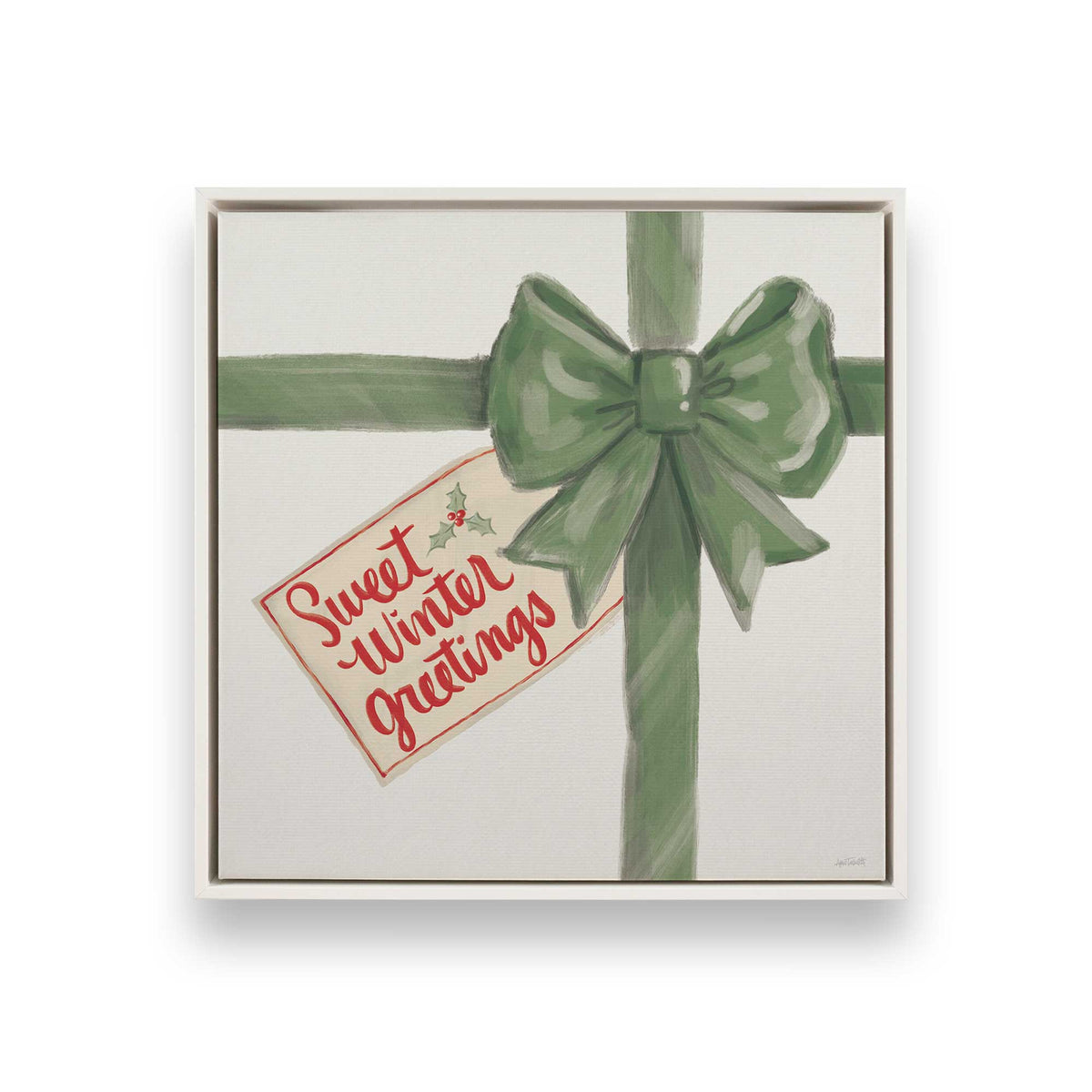 [Color:Opaque White], Picture of art in a White frame