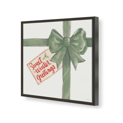 [Color:Satin Black], Picture of art in a Satin Black frame of the corner