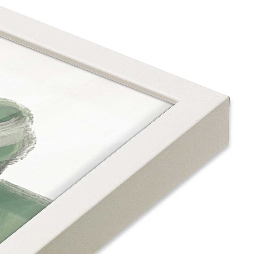 [Color:Opaque White], Picture of art in a Opaque White frame at an angle