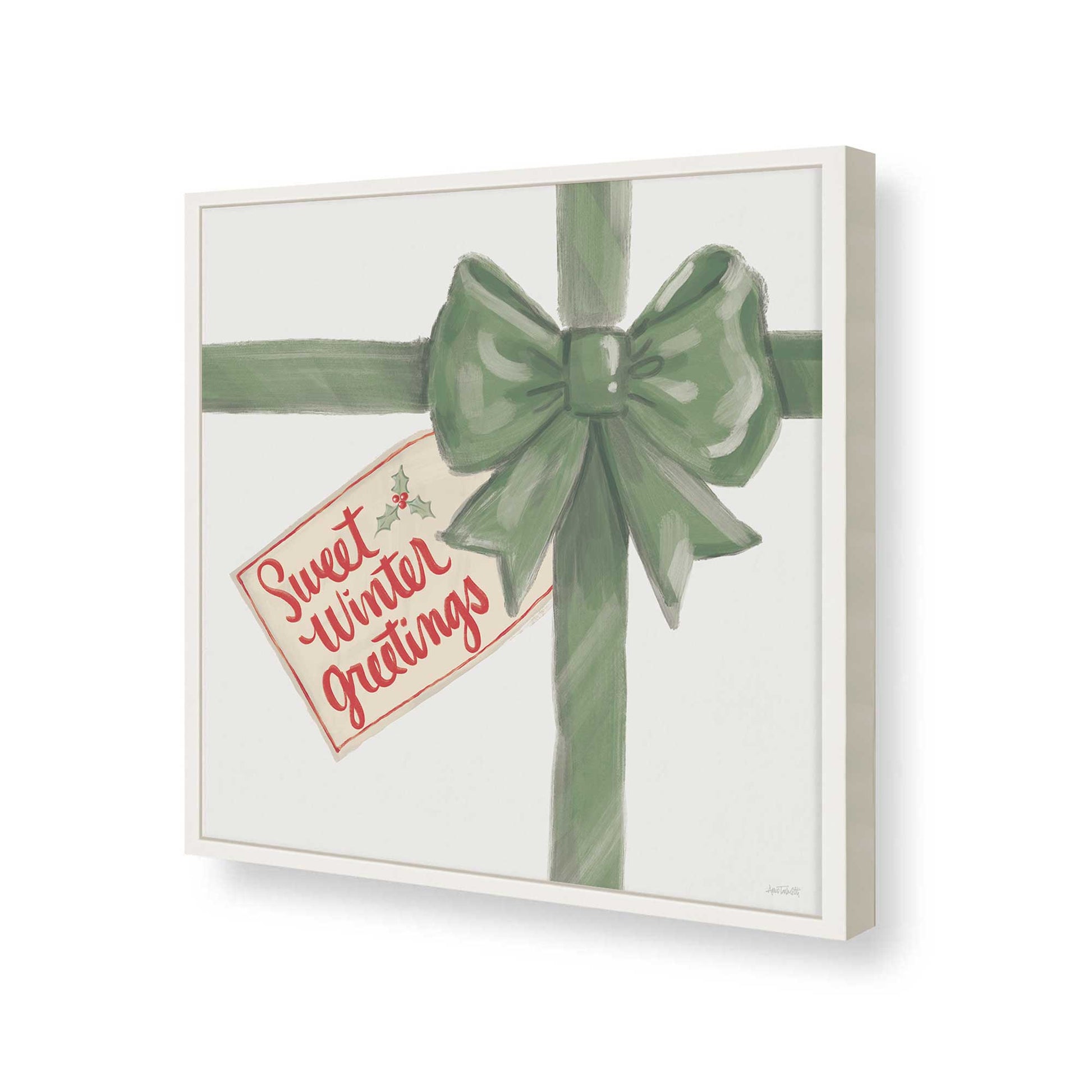 [Color:Opaque White], Picture of art in a Opaque White frame of the corner