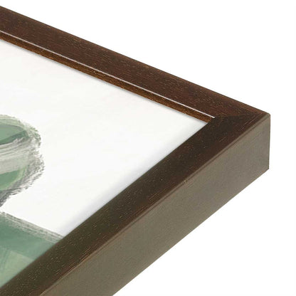 [Color:Espresso], Picture of art in a Espresso frame at an angle