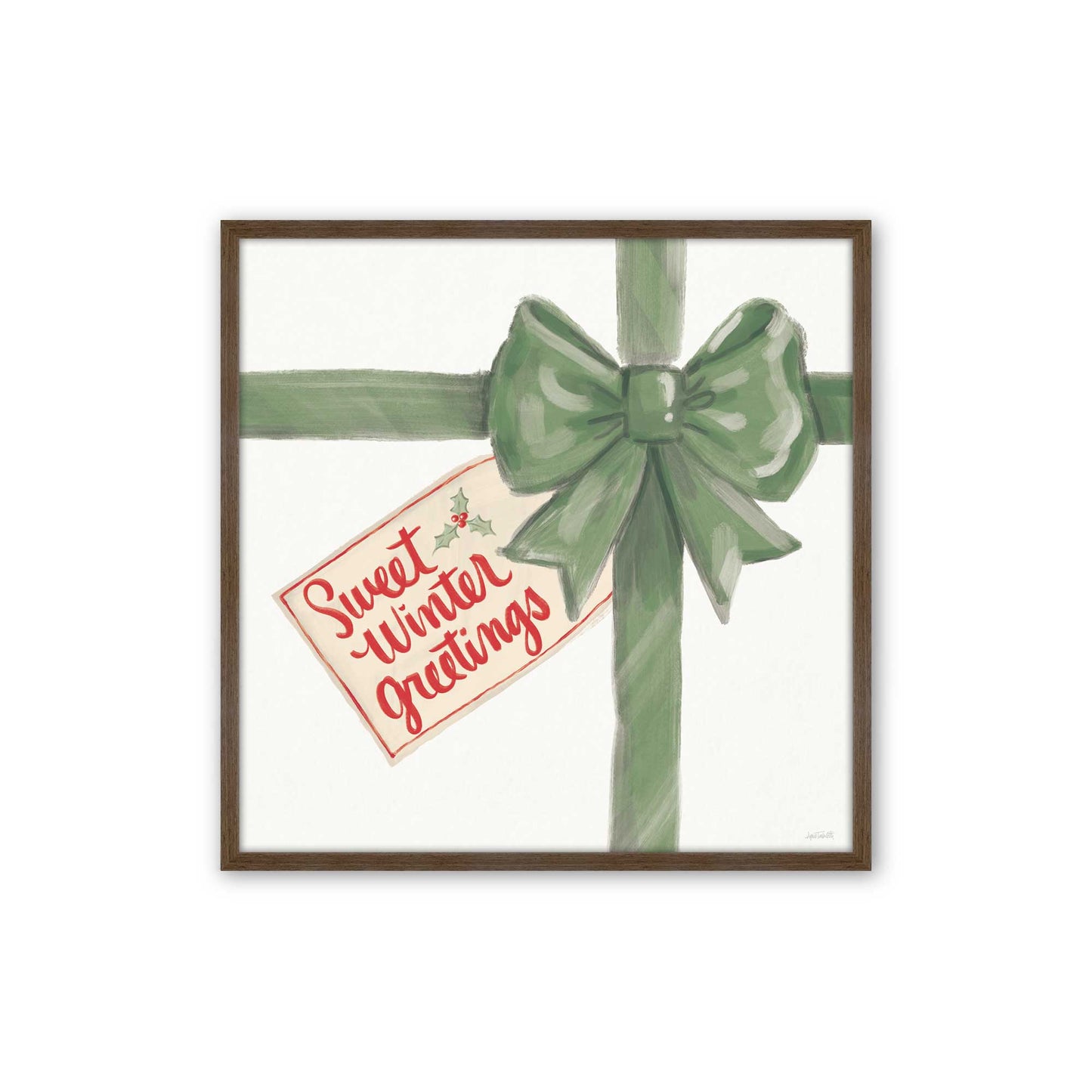 [Color:Walnut], Picture of art in a Walnut frame