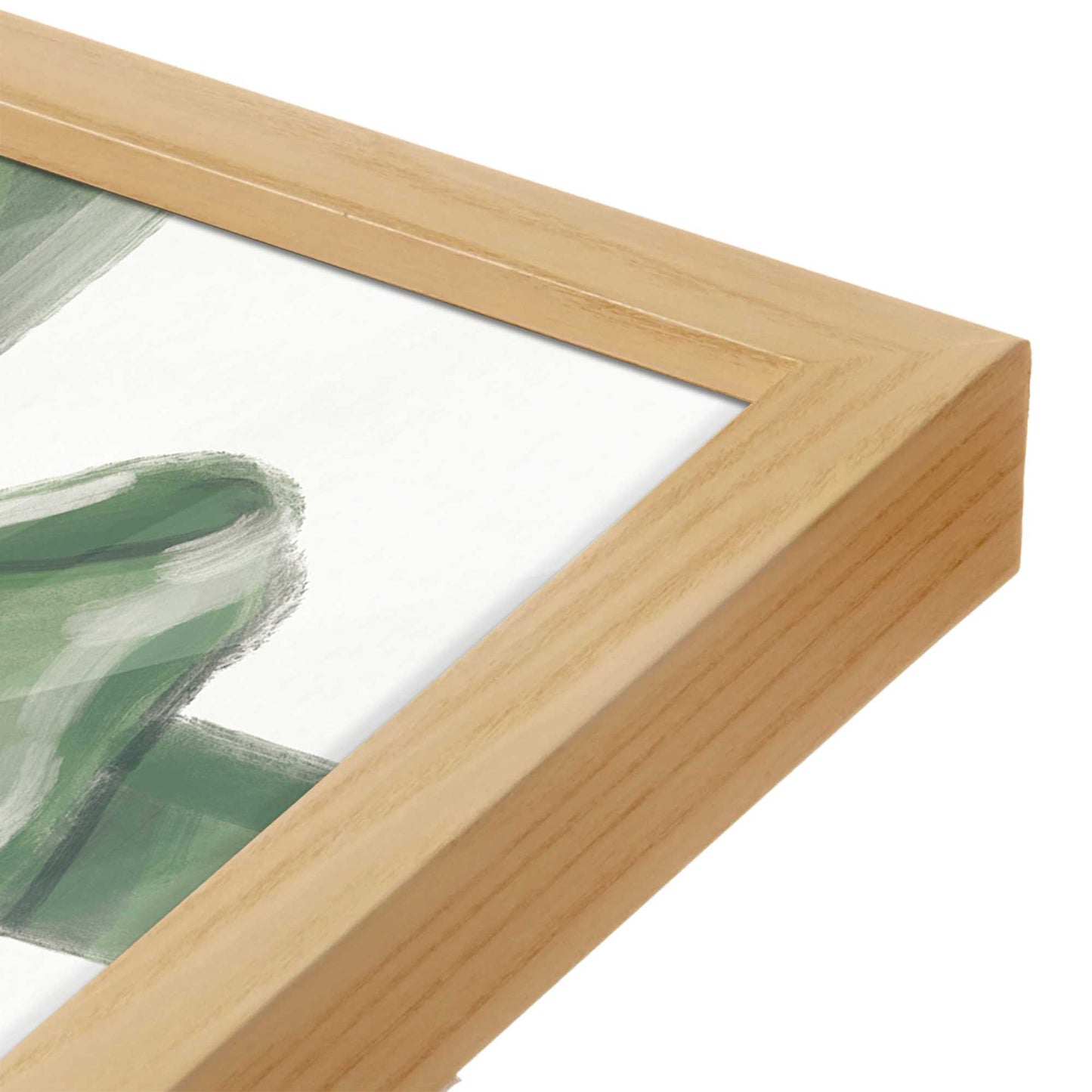 [Color:Espresso], Picture of art in a Espresso frame at an angle