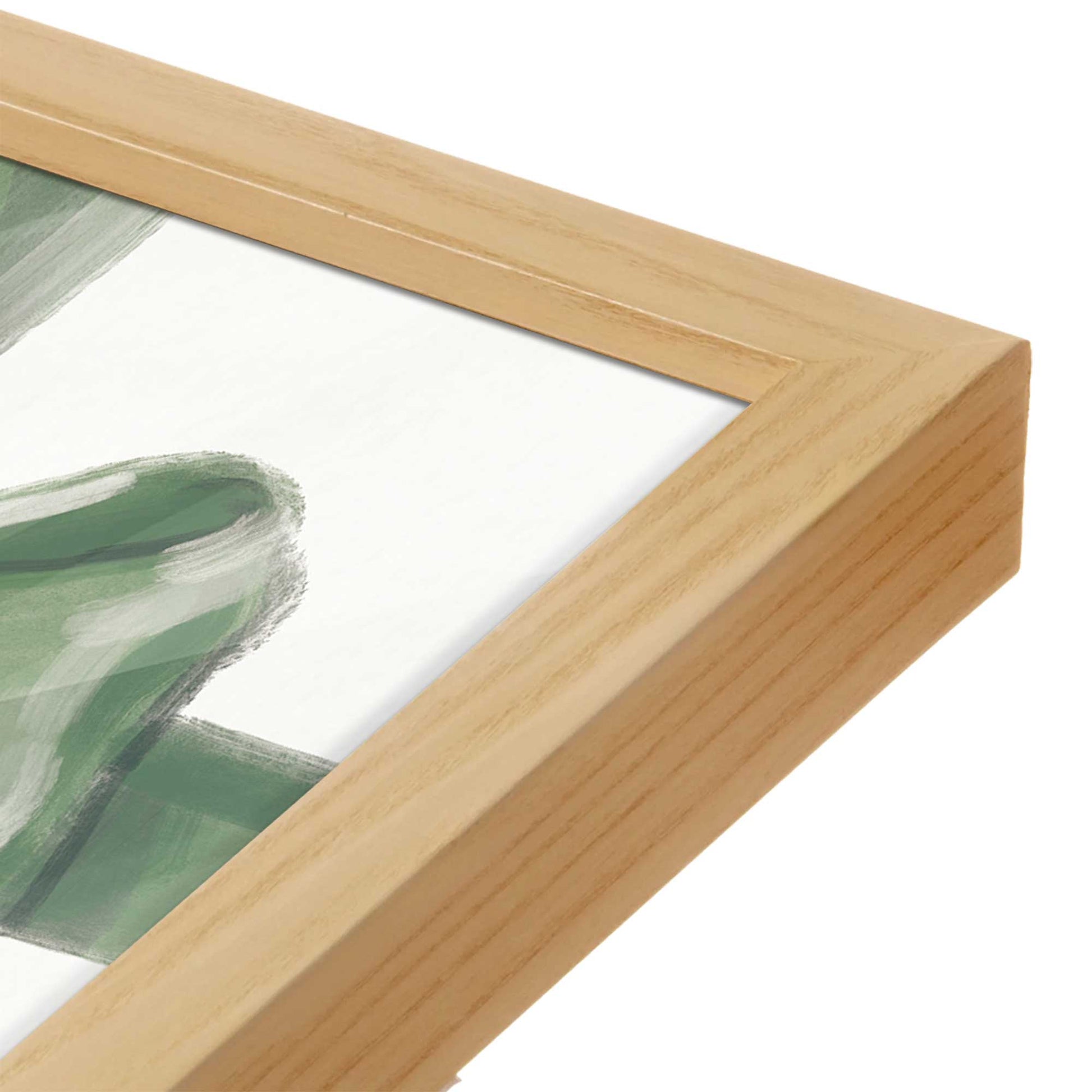 [Color:Espresso], Picture of art in a Espresso frame at an angle