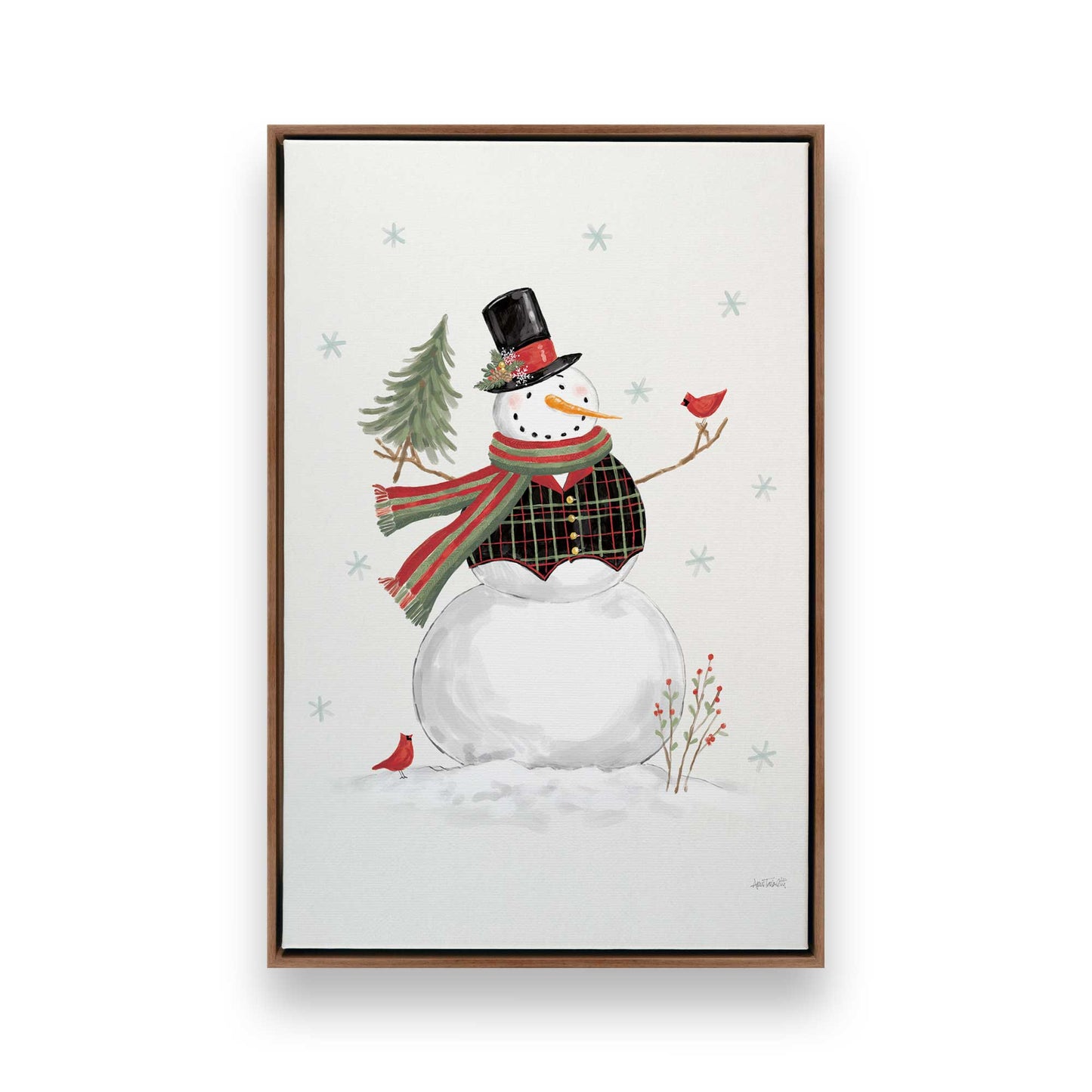 [Color:Walnut], Picture of art in a Walnut frame