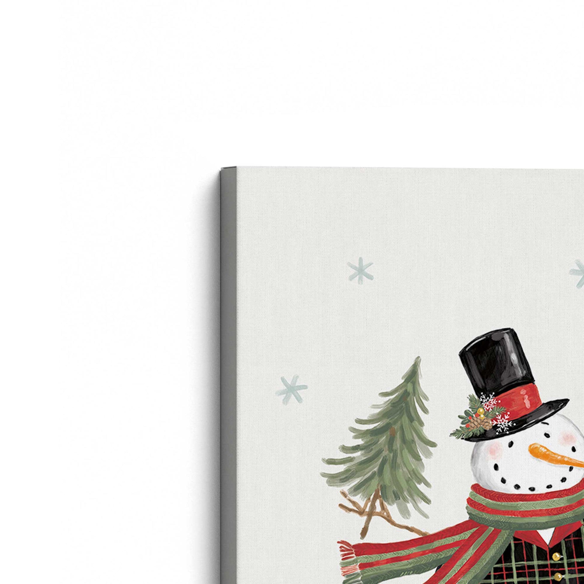 [Color:Stretched Canvas], Picture of the corner of the art